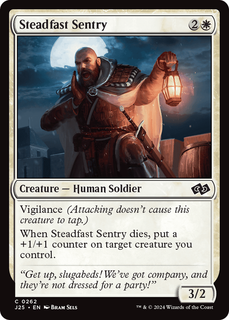 Steadfast Sentry — Foundations Jumpstart — Magic: The Gathering