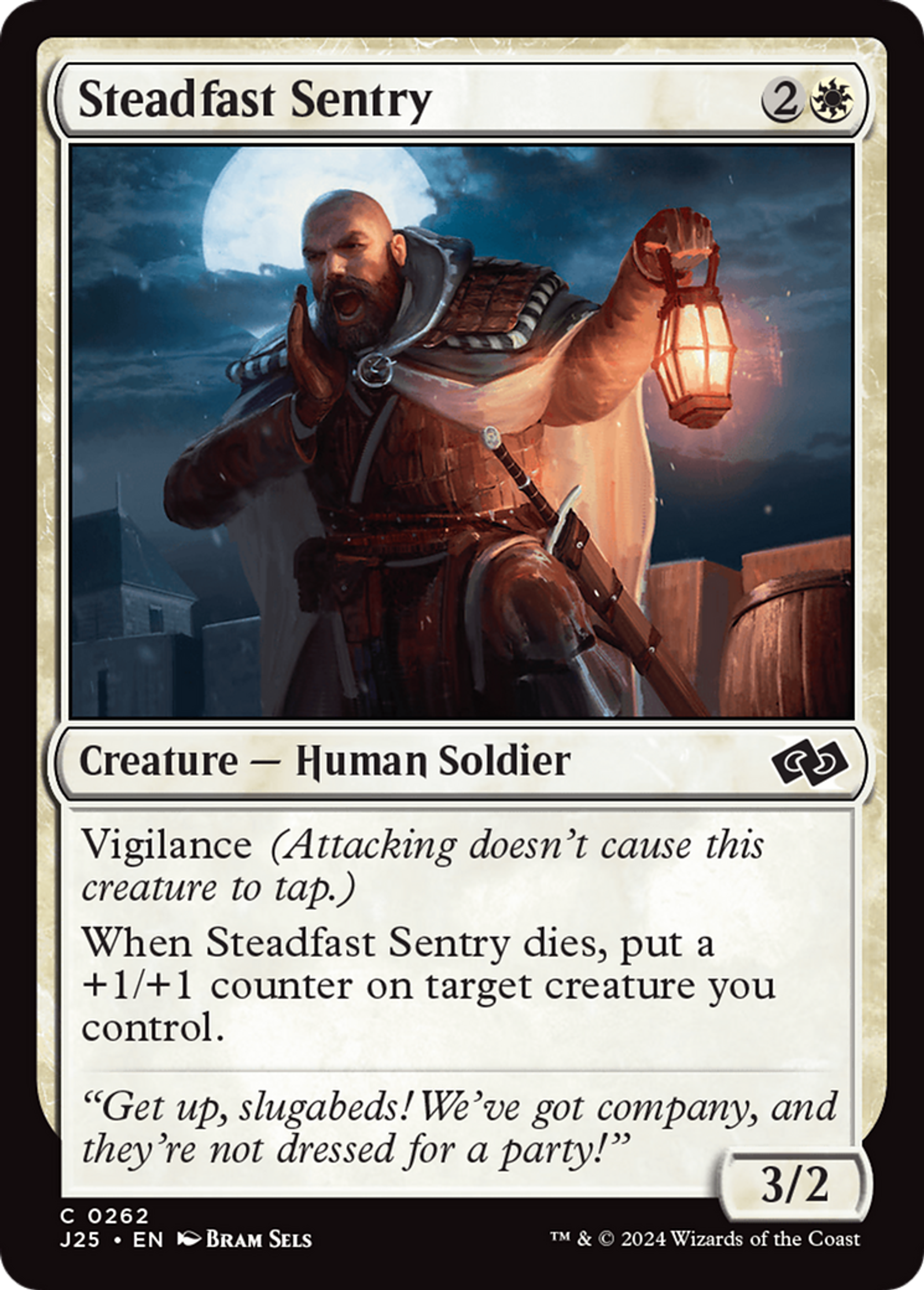 Sentinelle tenace — Foundations Jumpstart — Magic: The Gathering