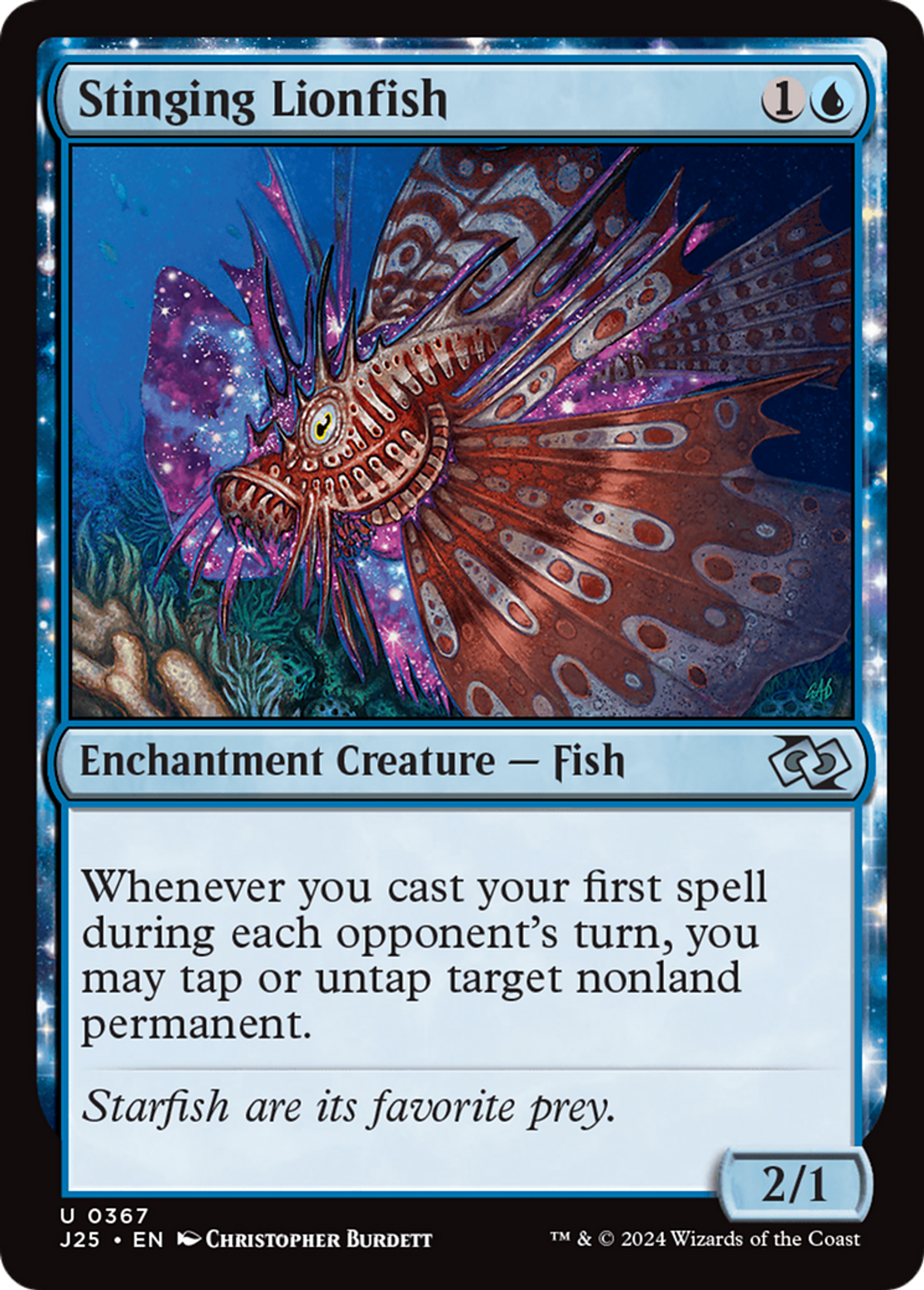 Stinging Lionfish — Foundations Jumpstart — Magic: The Gathering