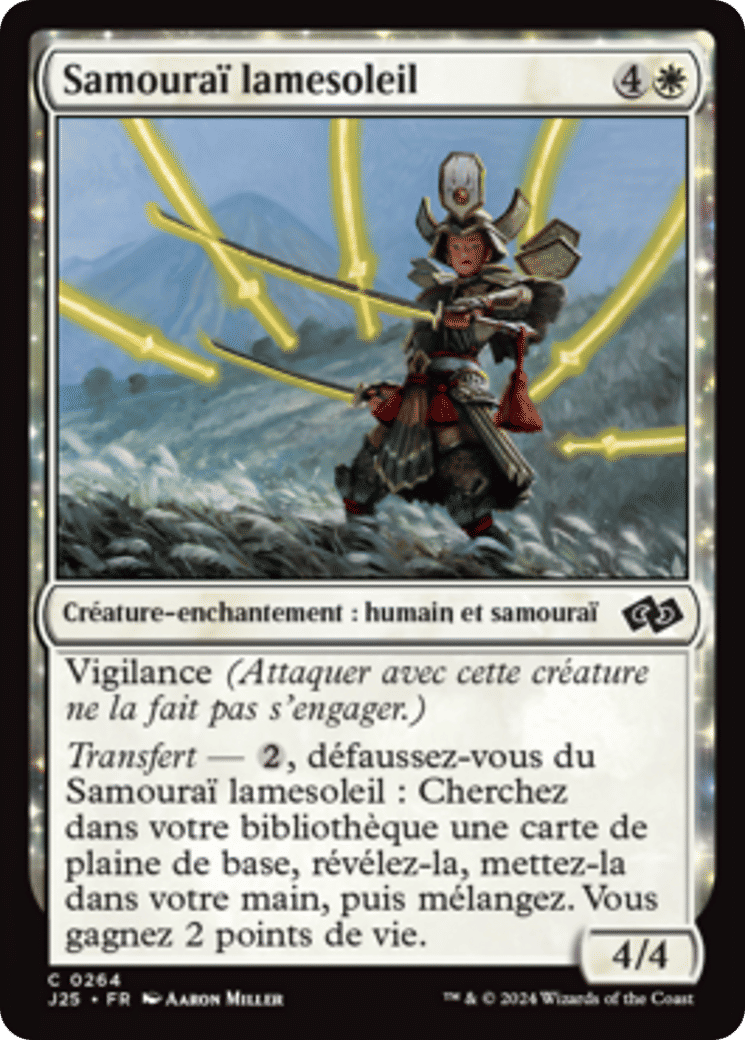 Samouraï lamesoleil — Foundations Jumpstart — Magic: The Gathering