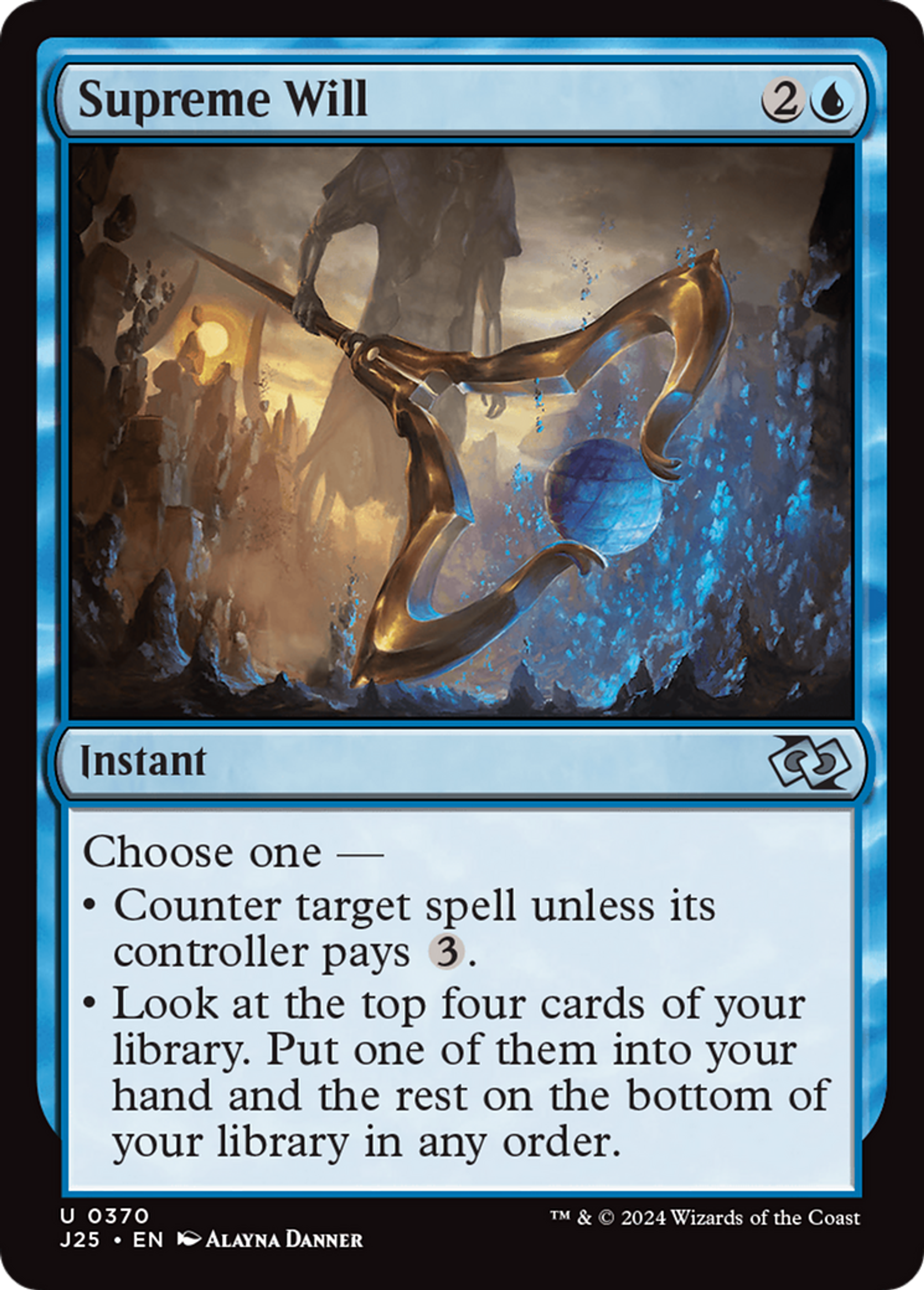 Supreme Will — Foundations Jumpstart — Magic: The Gathering