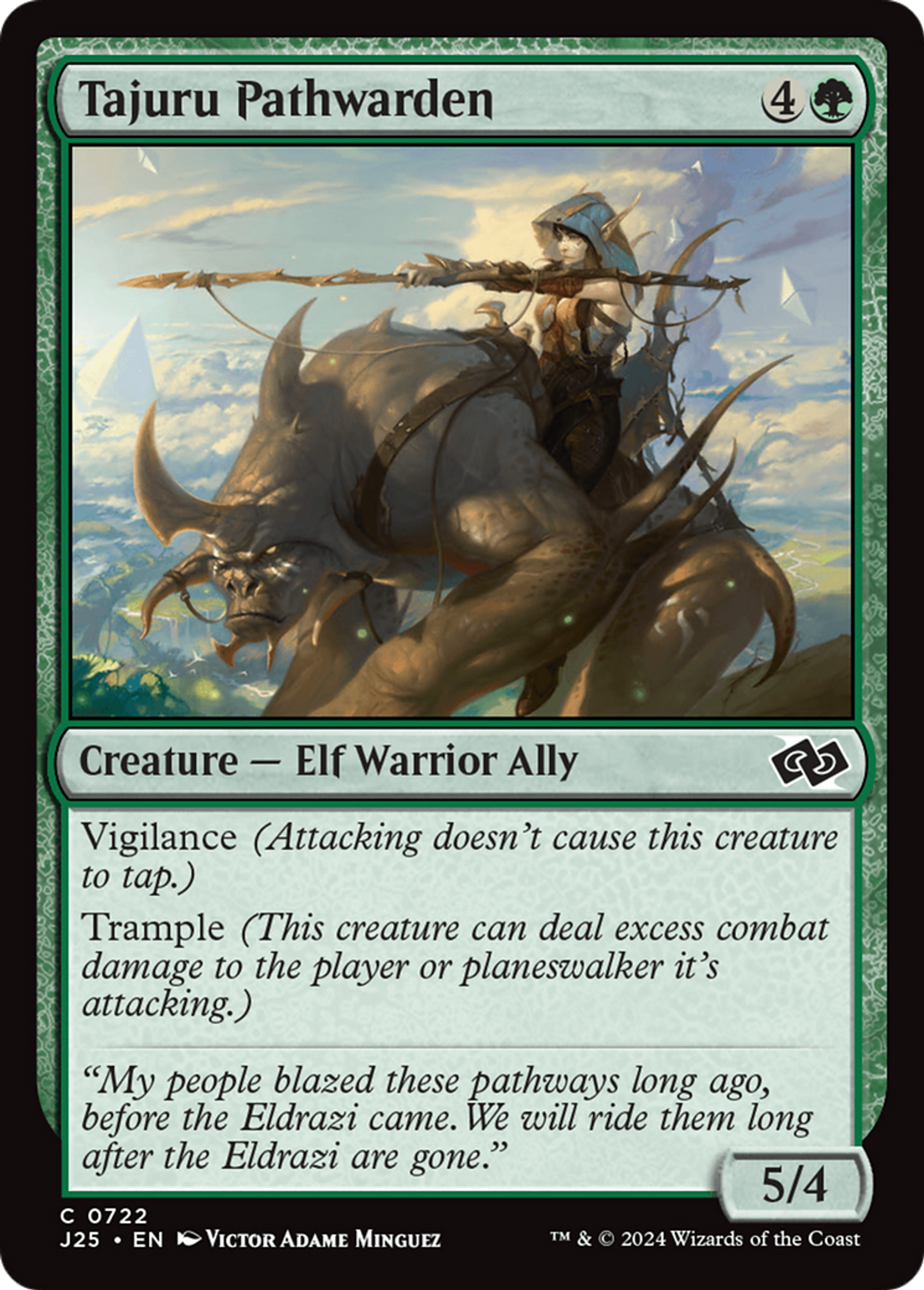 Tajuru Pathwarden — Foundations Jumpstart — Magic: The Gathering