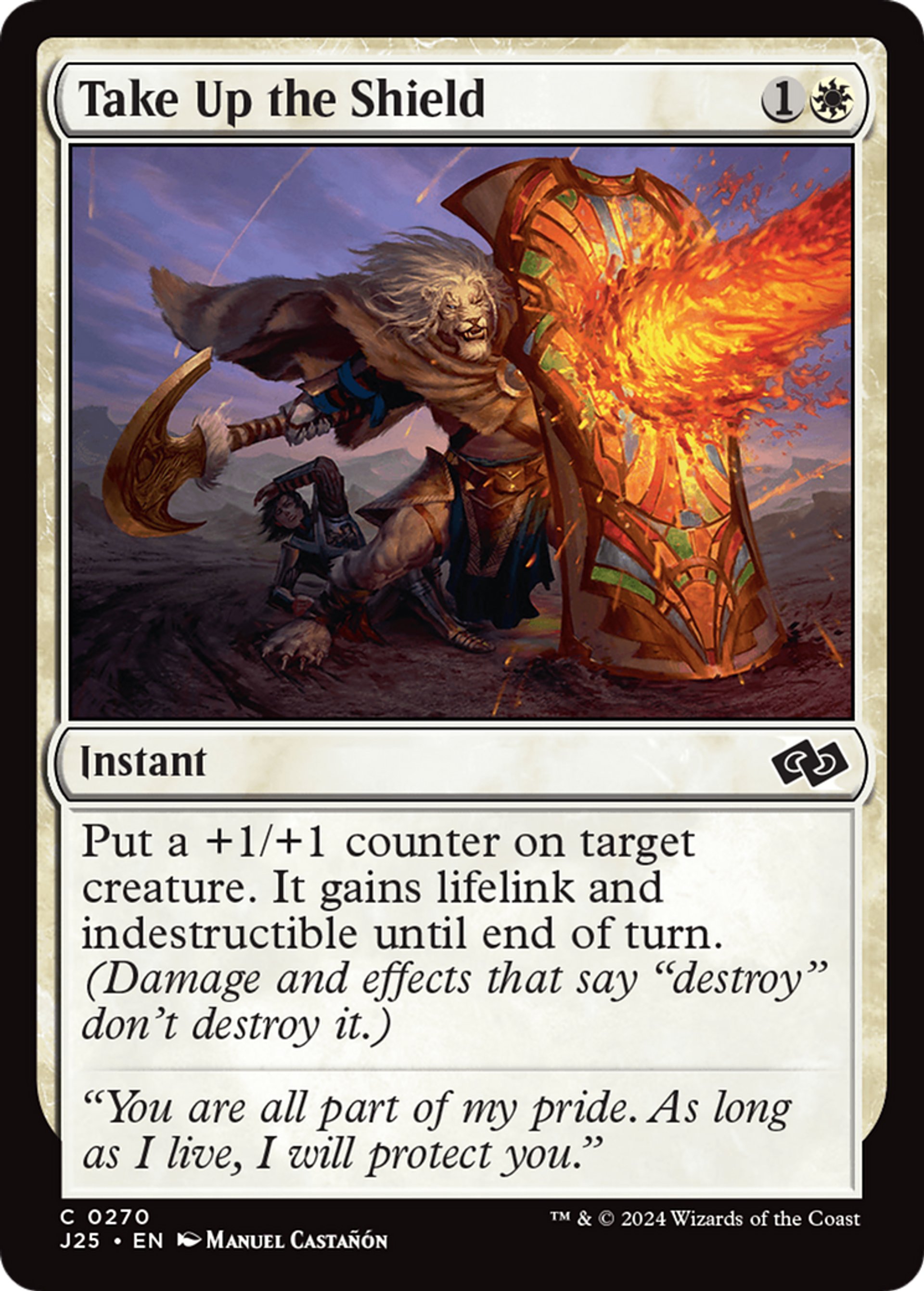 Take Up the Shield — Foundations Jumpstart — Magic: The Gathering
