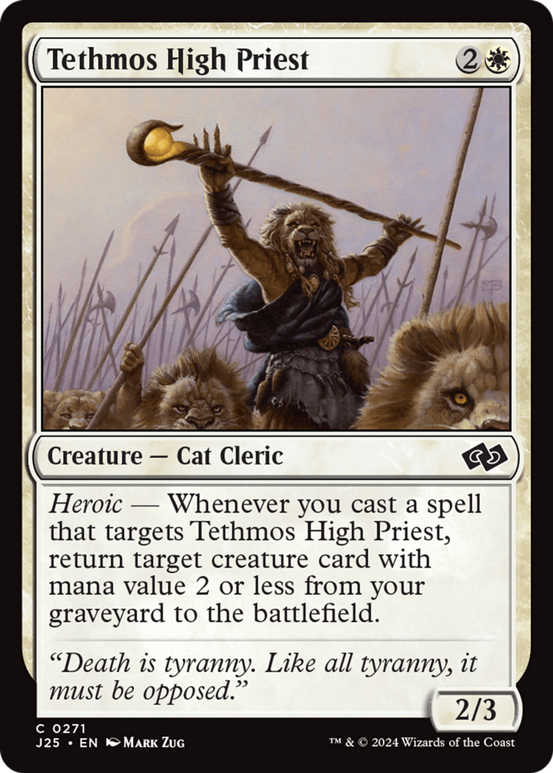 Tethmos High Priest — Foundations Jumpstart — Magic: The Gathering