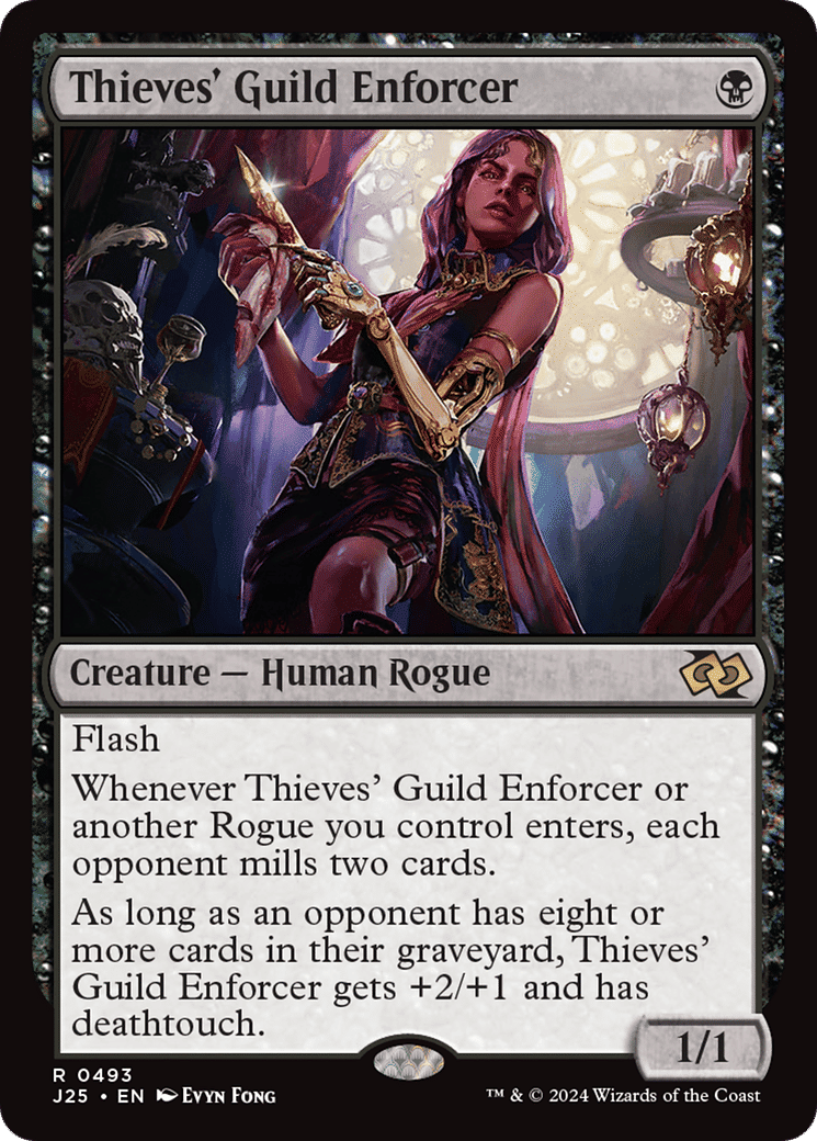 Thieves' Guild Enforcer — Foundations Jumpstart — Magic: The Gathering