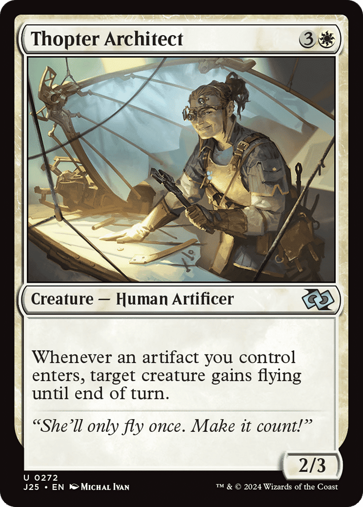 Thopter Architect — Foundations Jumpstart — Magic: The Gathering