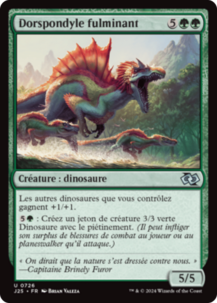 Dorspondyle fulminant — Foundations Jumpstart — Magic: The Gathering