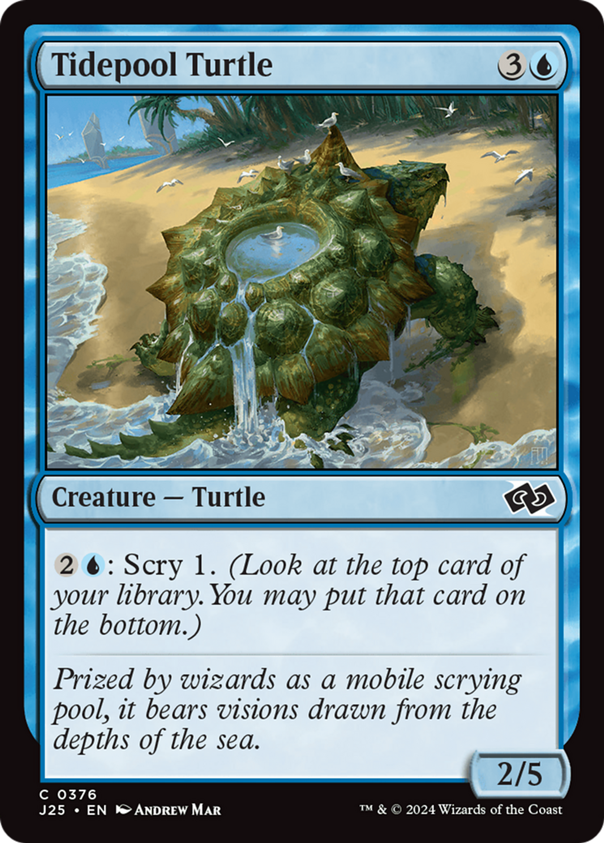 Tidepool Turtle — Foundations Jumpstart — Magic: The Gathering