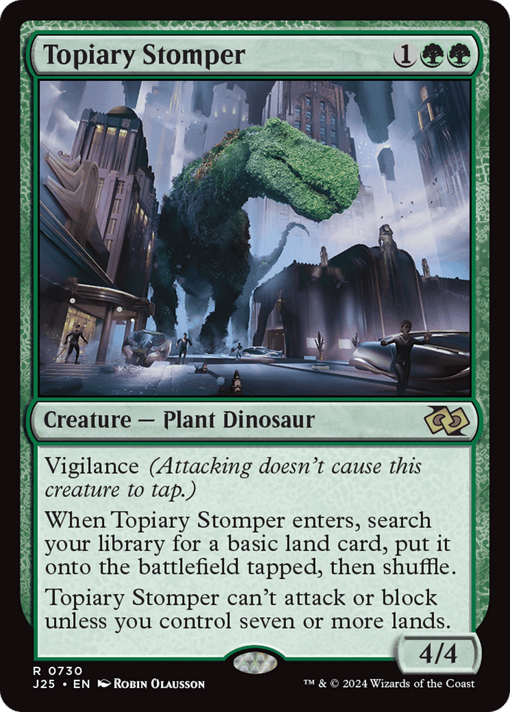 Topiary Stomper — Foundations Jumpstart — Magic: The Gathering
