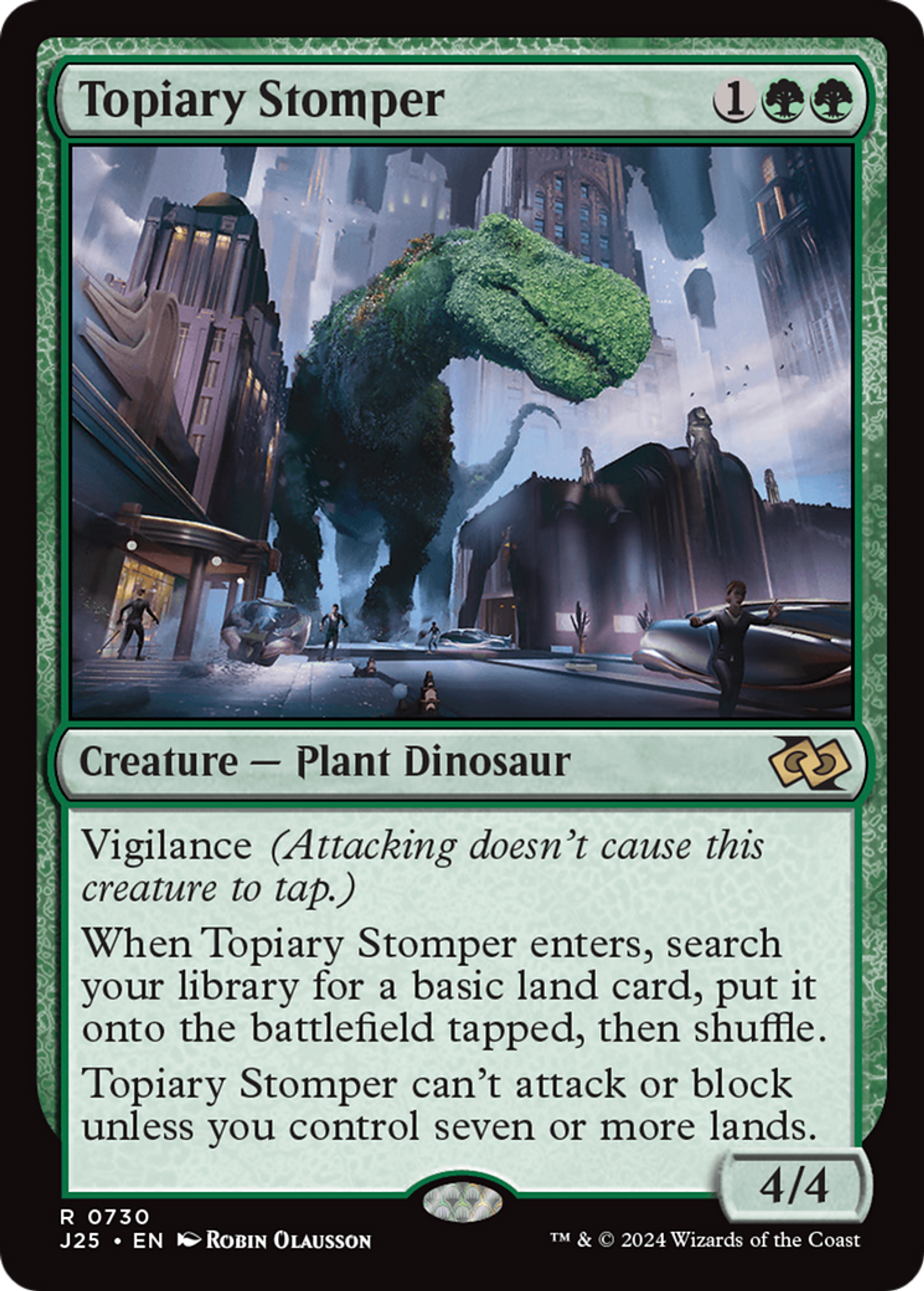Topiary Stomper — Foundations Jumpstart — Magic: The Gathering