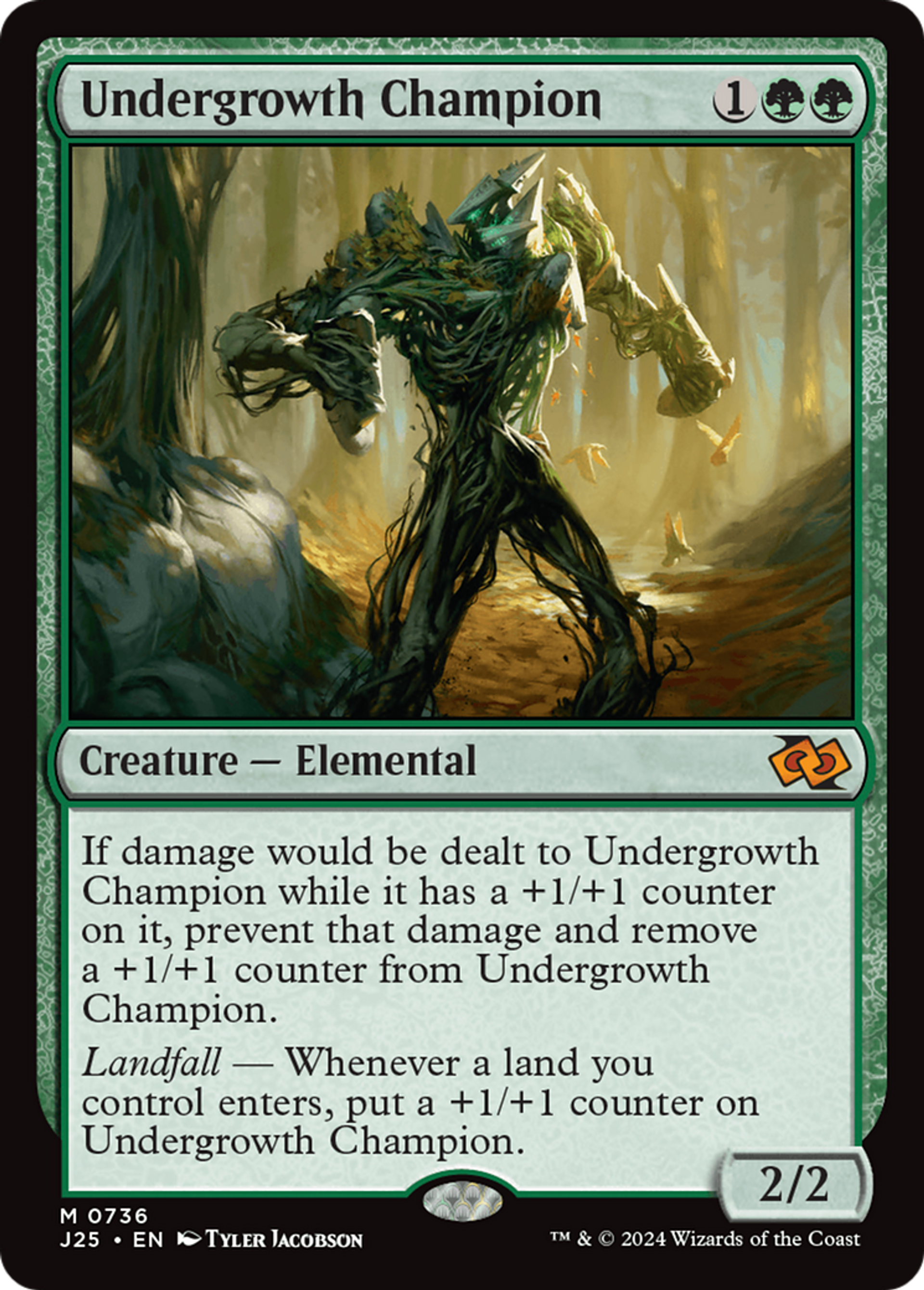 Undergrowth Champion — Foundations Jumpstart — Magic: The Gathering