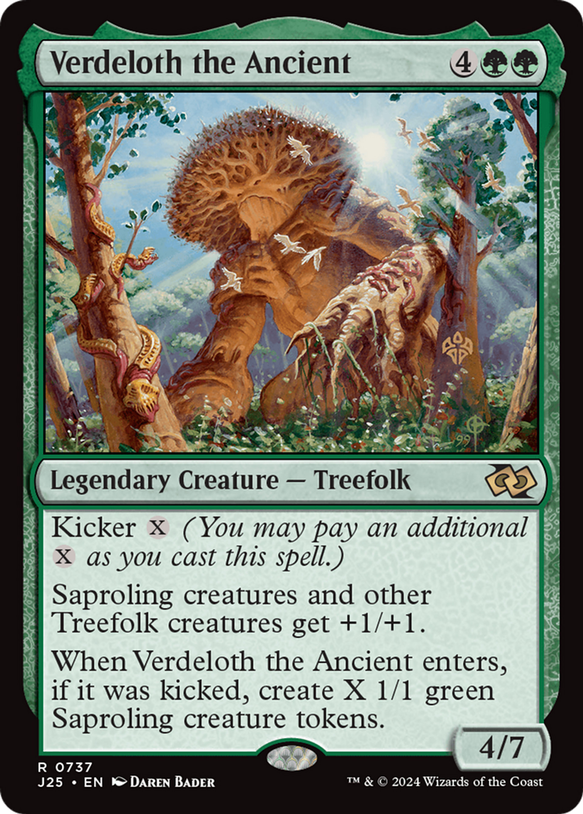 Verdeloth the Ancient — Foundations Jumpstart — Magic: The Gathering