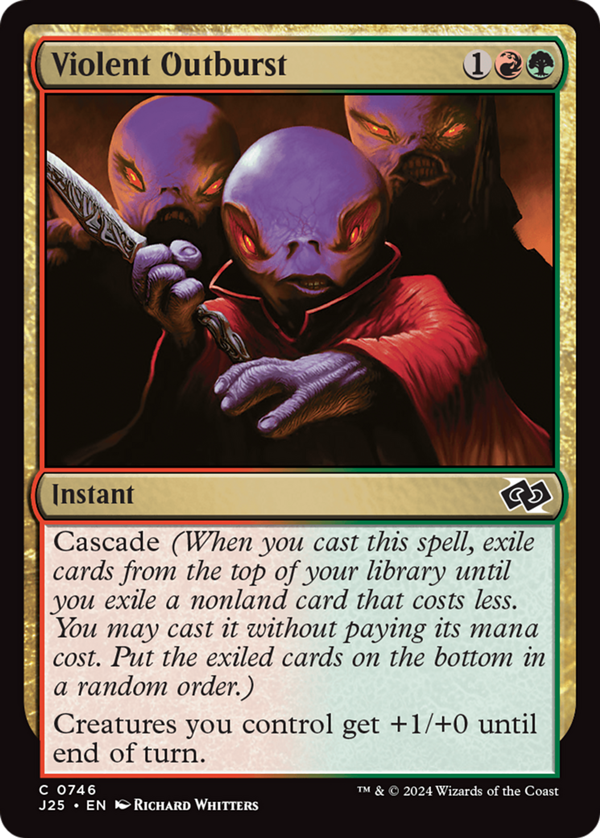 Violent Outburst — Foundations Jumpstart — Magic: The Gathering