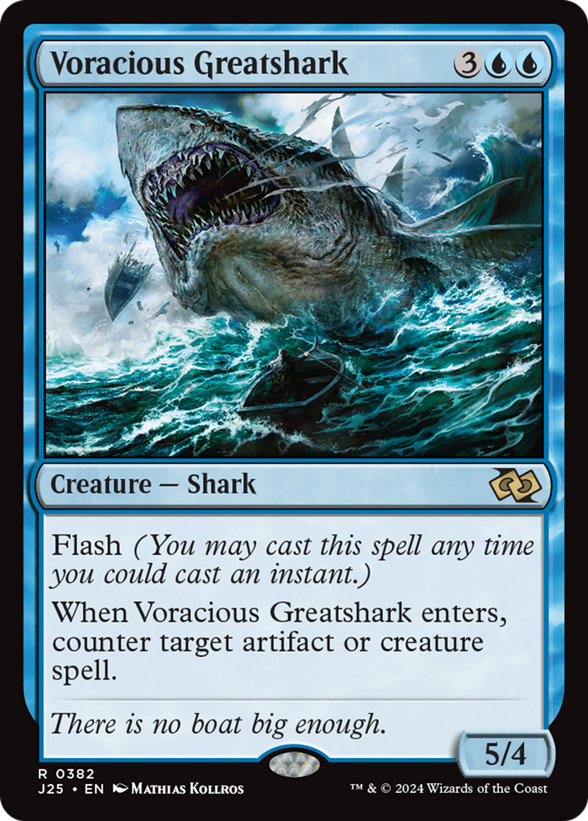 Voracious Greatshark — Foundations Jumpstart — Magic: The Gathering