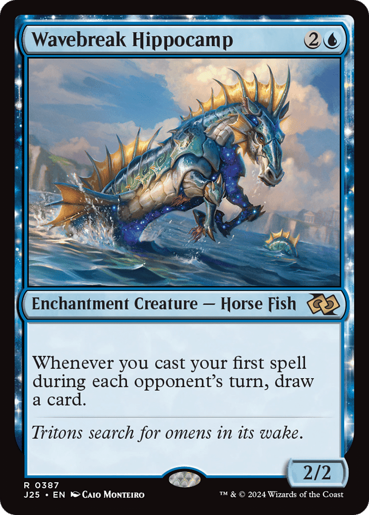 Wavebreak Hippocamp — Foundations Jumpstart — Magic: The Gathering