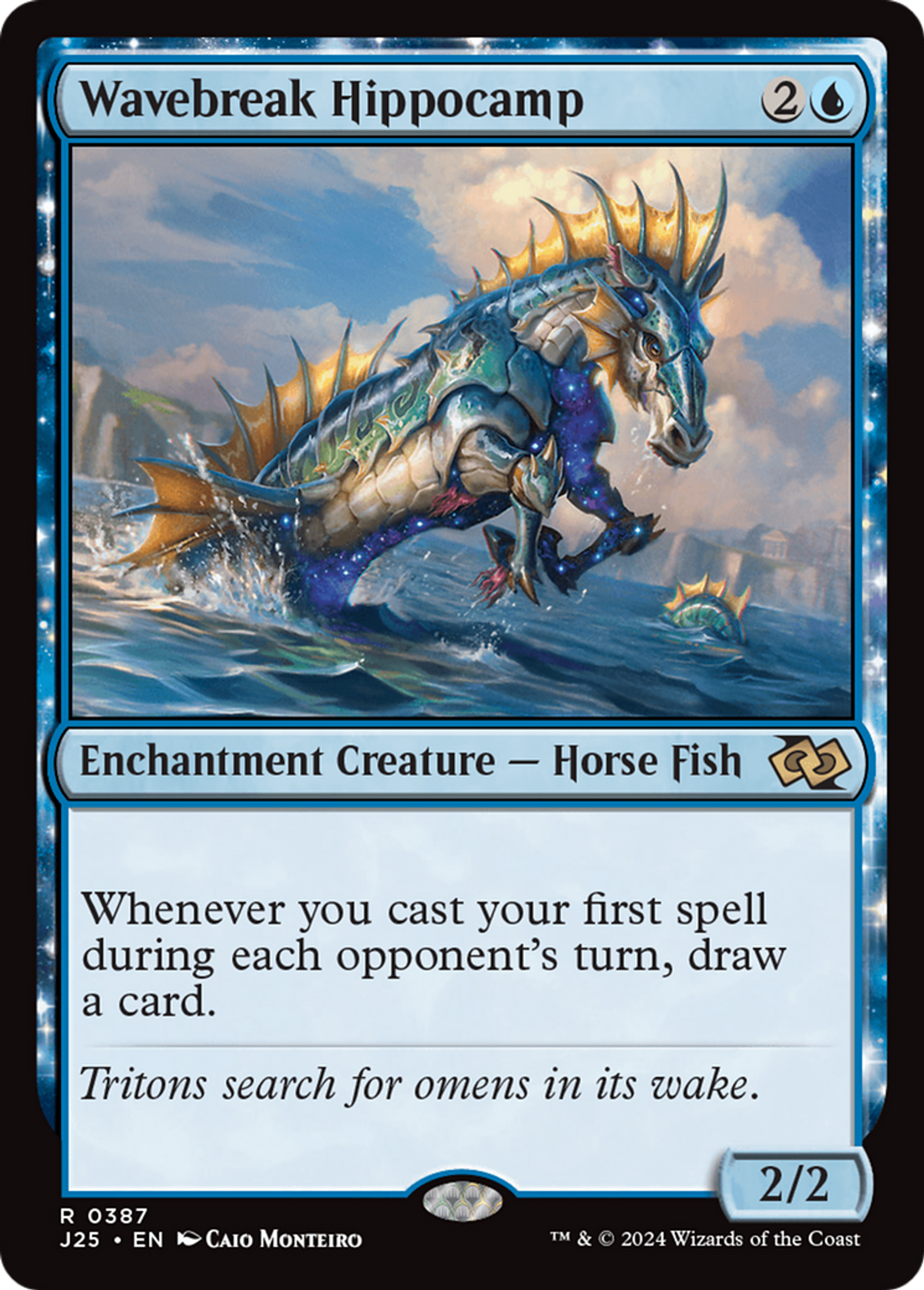 Wavebreak Hippocamp — Foundations Jumpstart — Magic: The Gathering