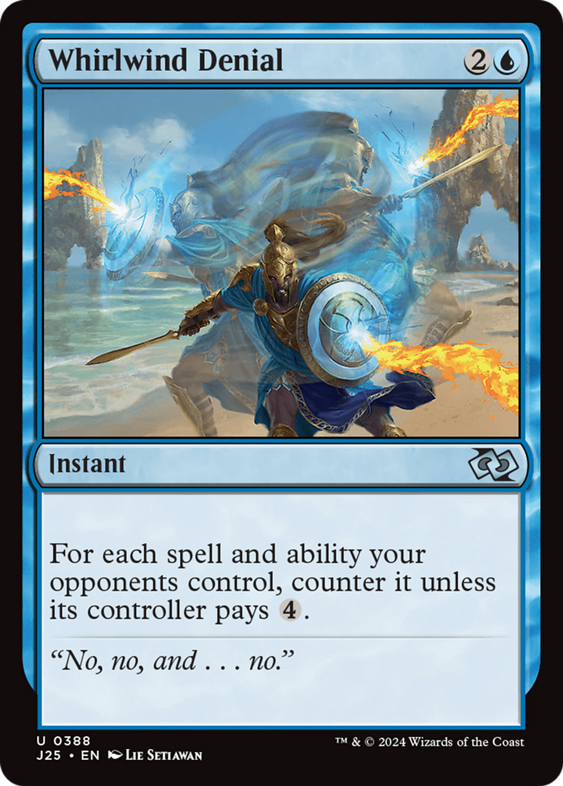 Whirlwind Denial — Foundations Jumpstart — Magic: The Gathering