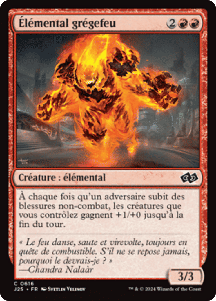 Élémental grégefeu — Foundations Jumpstart — Magic: The Gathering