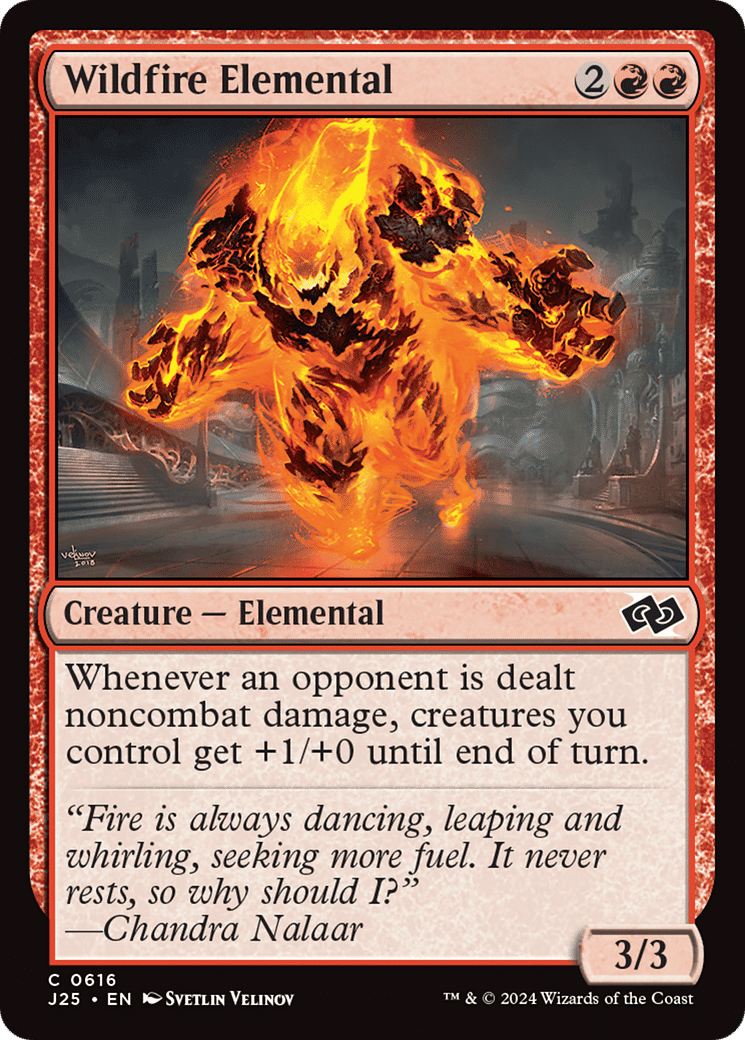 Wildfire Elemental — Foundations Jumpstart — Magic: The Gathering