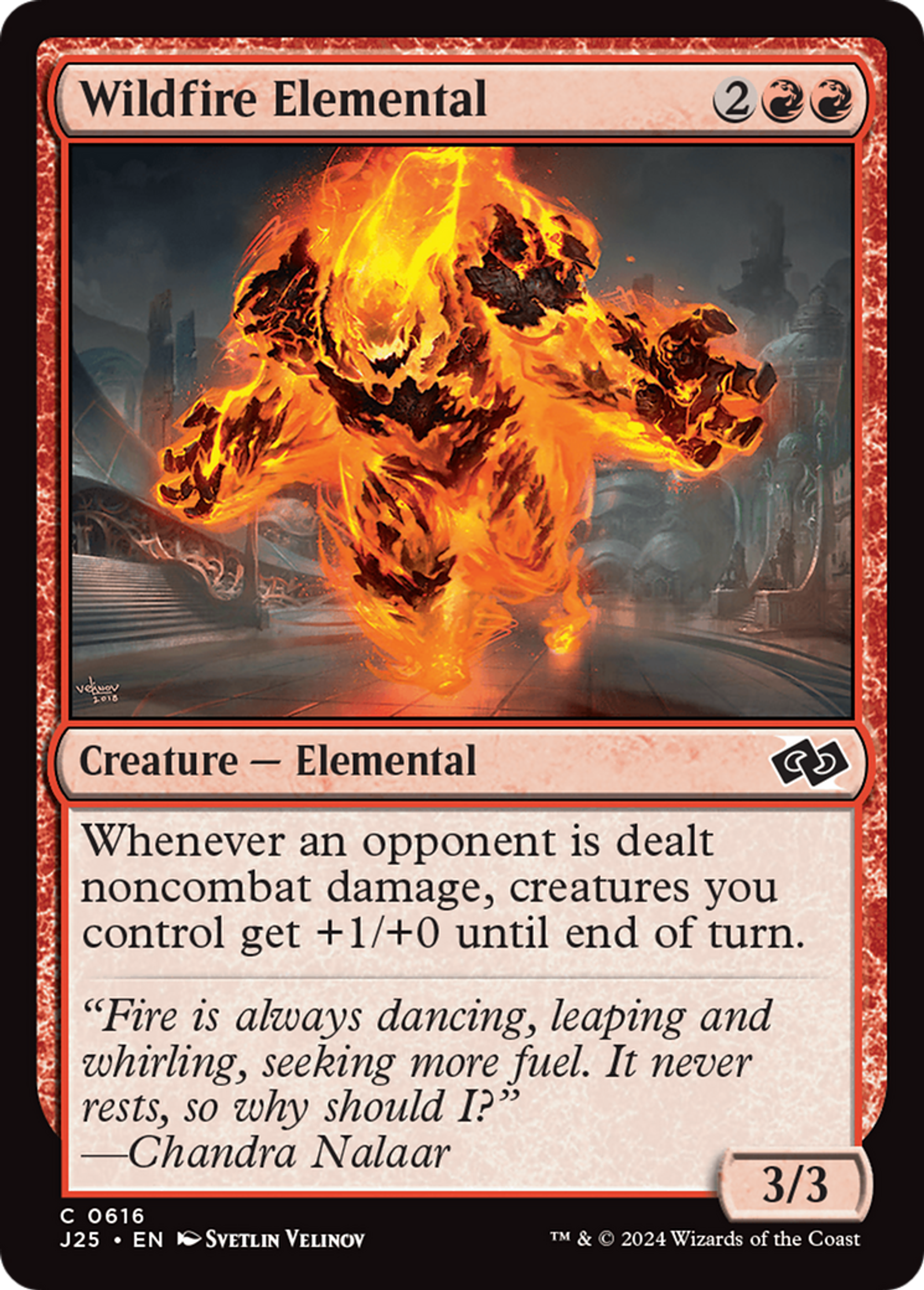Wildfire Elemental — Foundations Jumpstart — Magic: The Gathering
