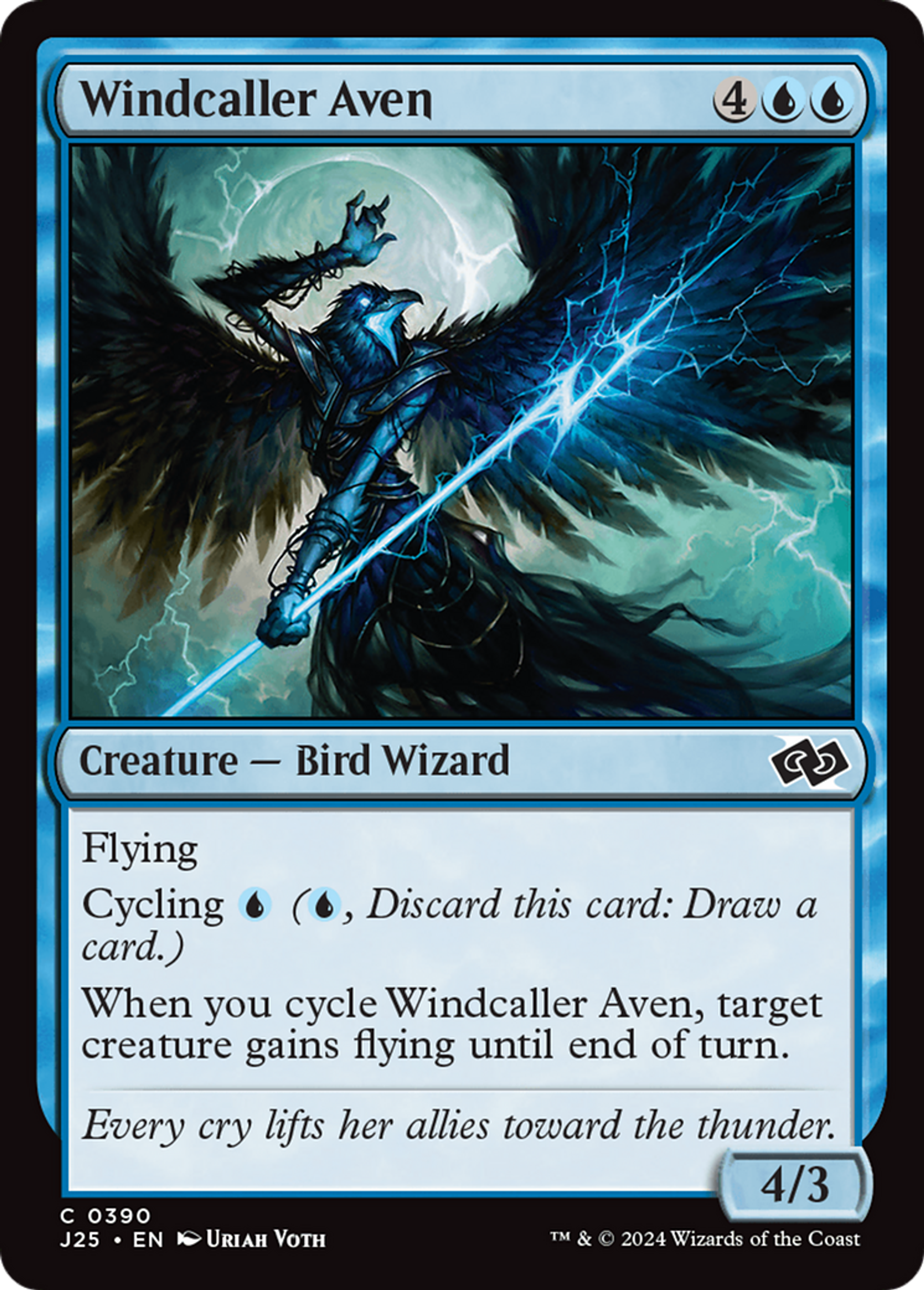 Windcaller Aven — Foundations Jumpstart — Magic: The Gathering