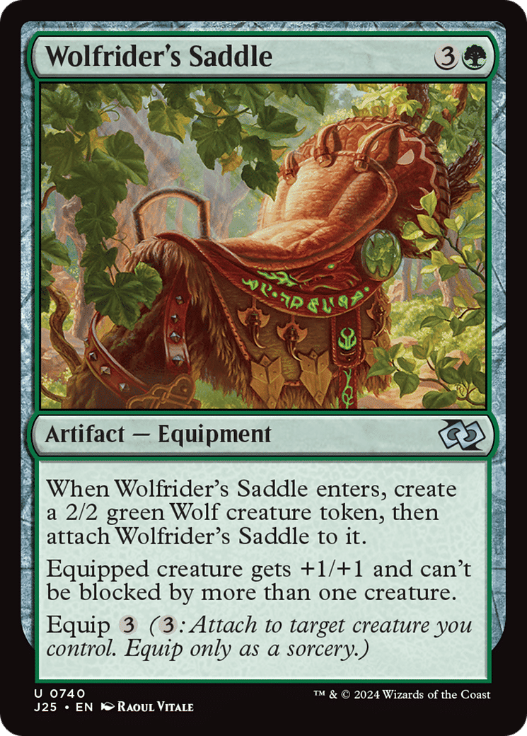 Wolfrider's Saddle — Foundations Jumpstart — Magic: The Gathering