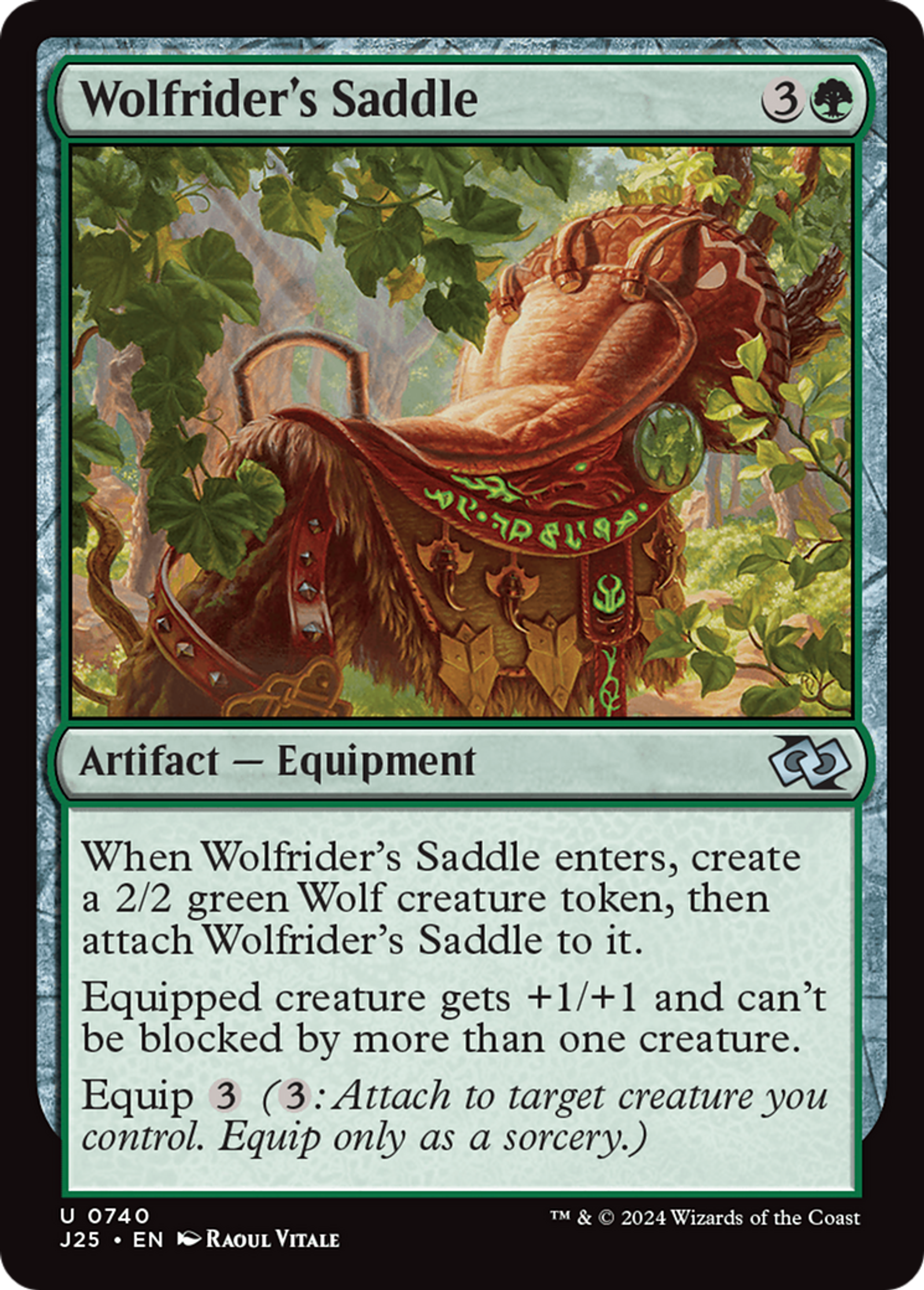 Wolfrider's Saddle — Foundations Jumpstart — Magic: The Gathering
