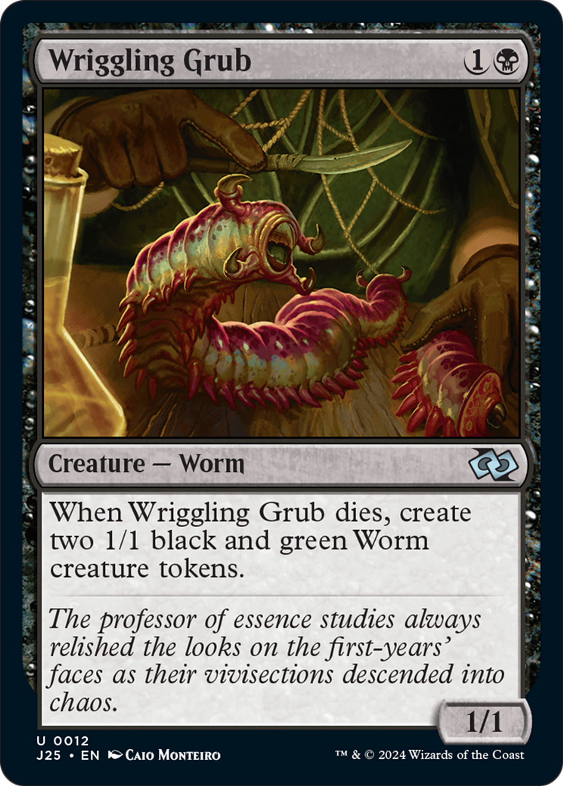 Wriggling Grub — Foundations Jumpstart — Magic: The Gathering