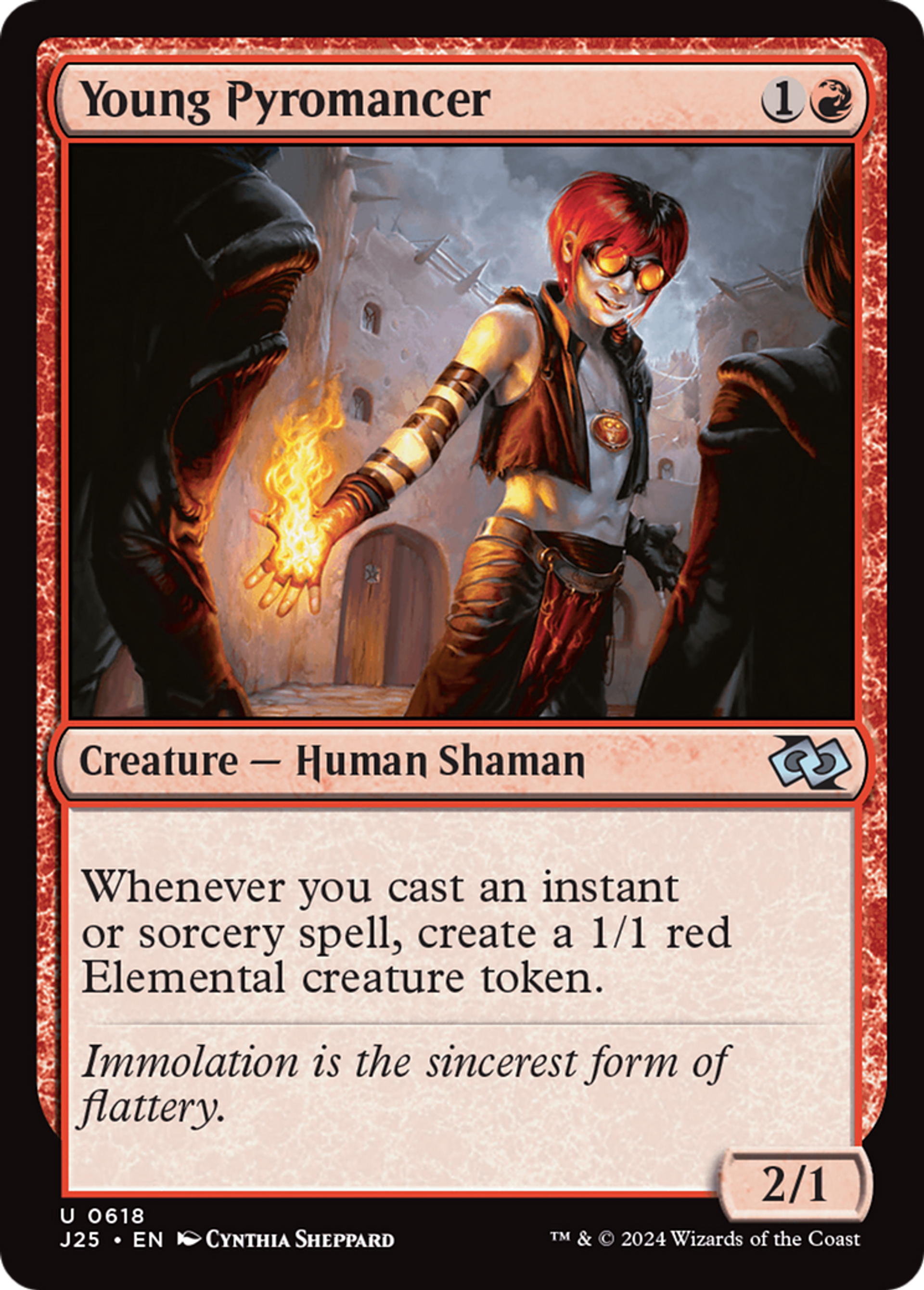 Young Pyromancer — Foundations Jumpstart — Magic: The Gathering
