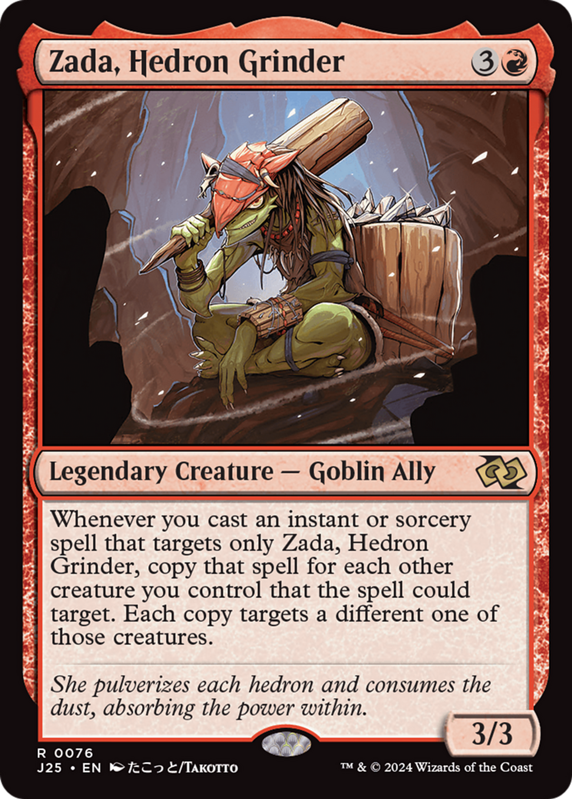 Zada, Hedron Grinder — Foundations Jumpstart — Magic: The Gathering