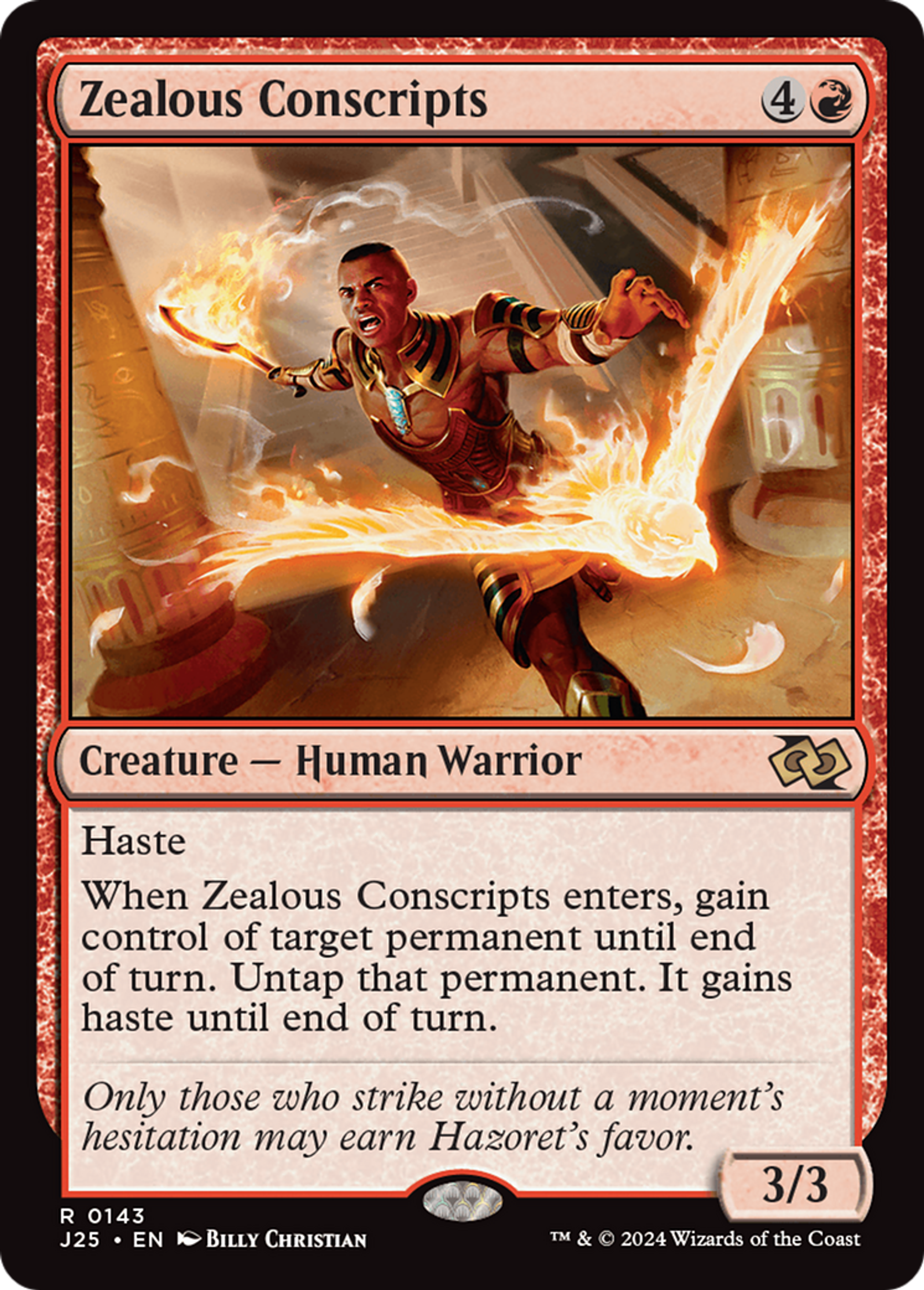 Zealous Conscripts — Foundations Jumpstart — Magic: The Gathering