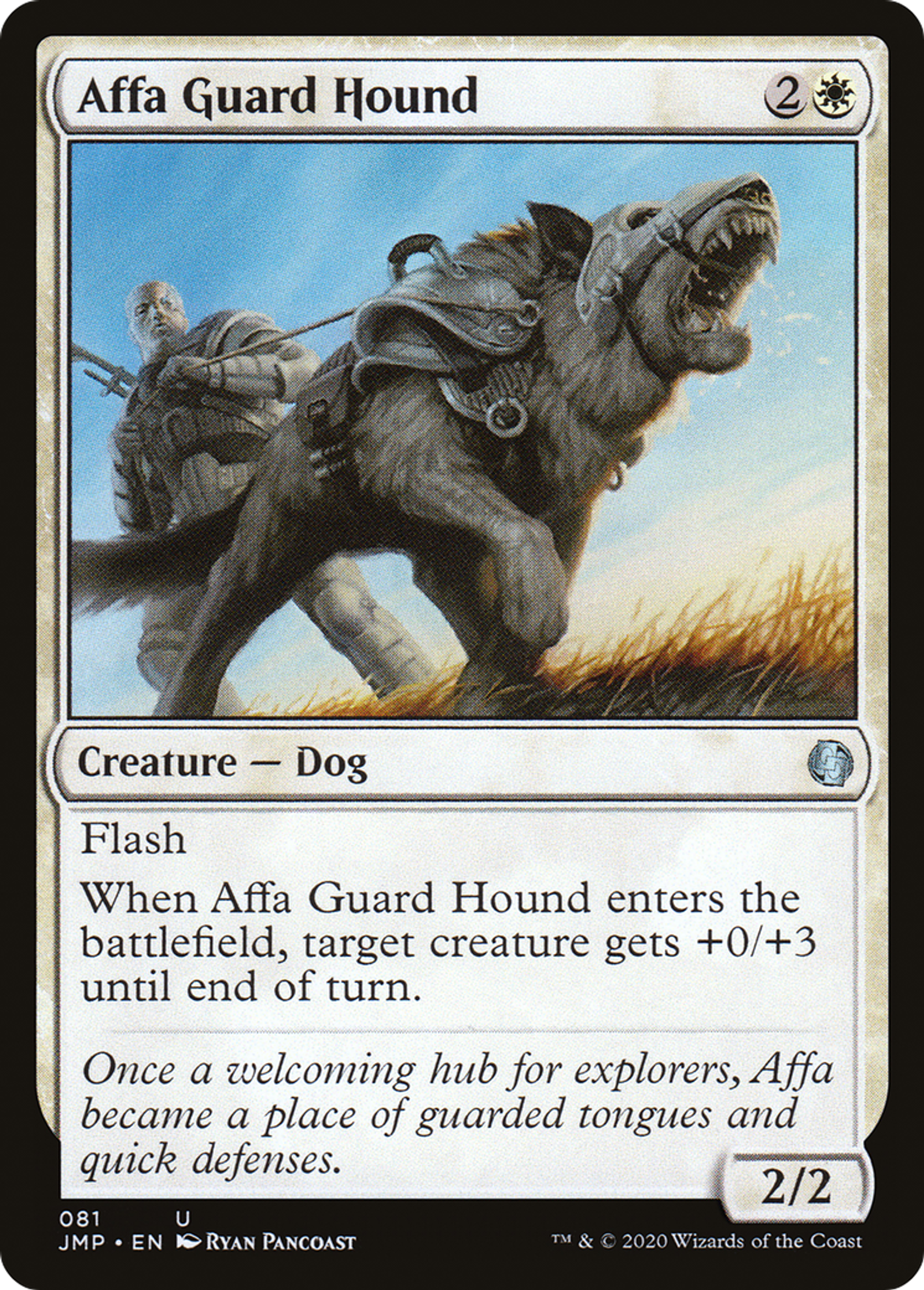 Affa Guard Hound — Jumpstart — Magic: The Gathering