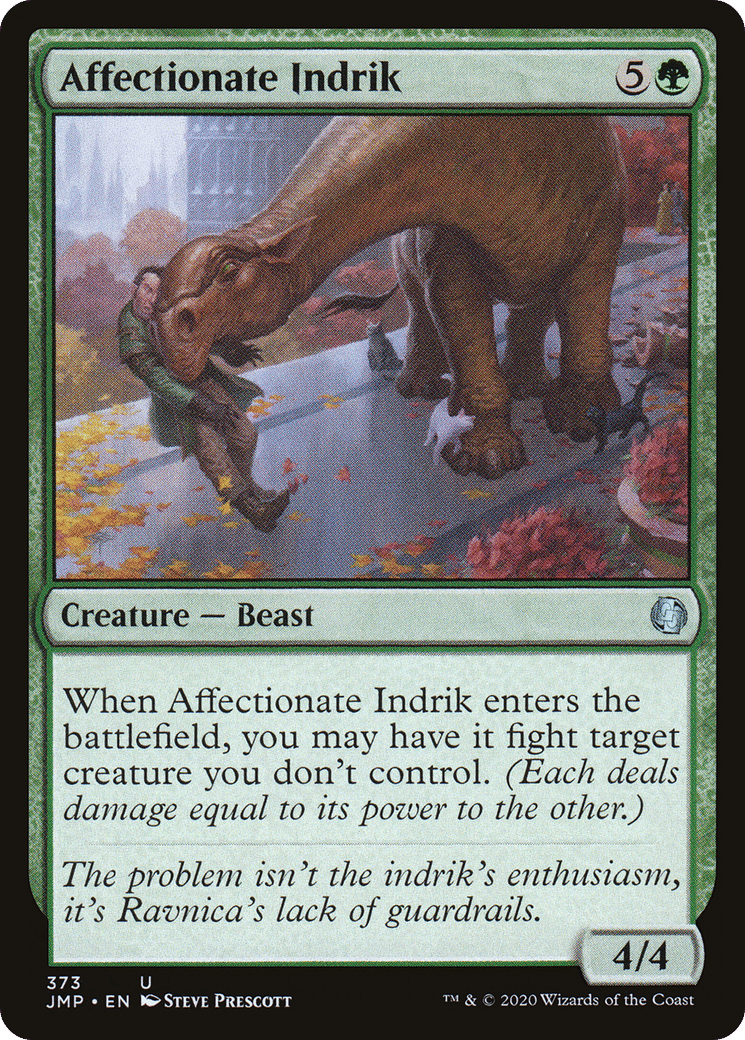 Affectionate Indrik — Jumpstart — Magic: The Gathering