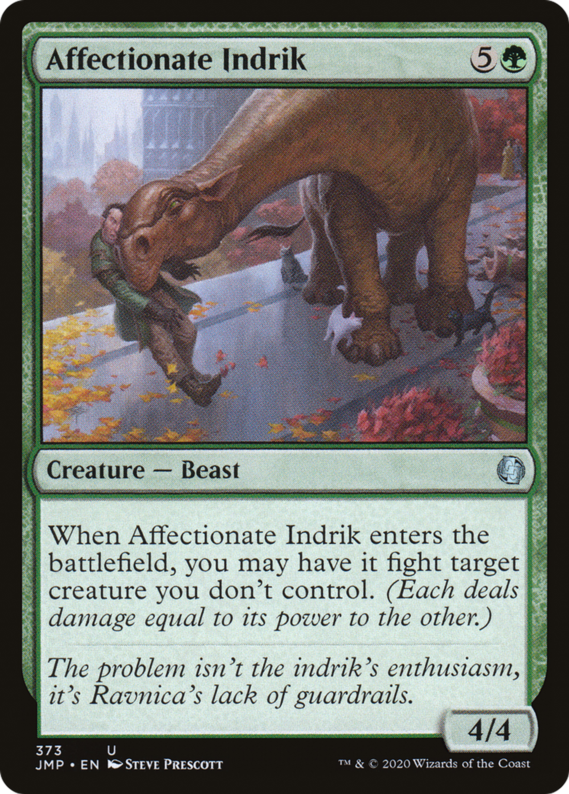 Affectionate Indrik — Jumpstart — Magic: The Gathering