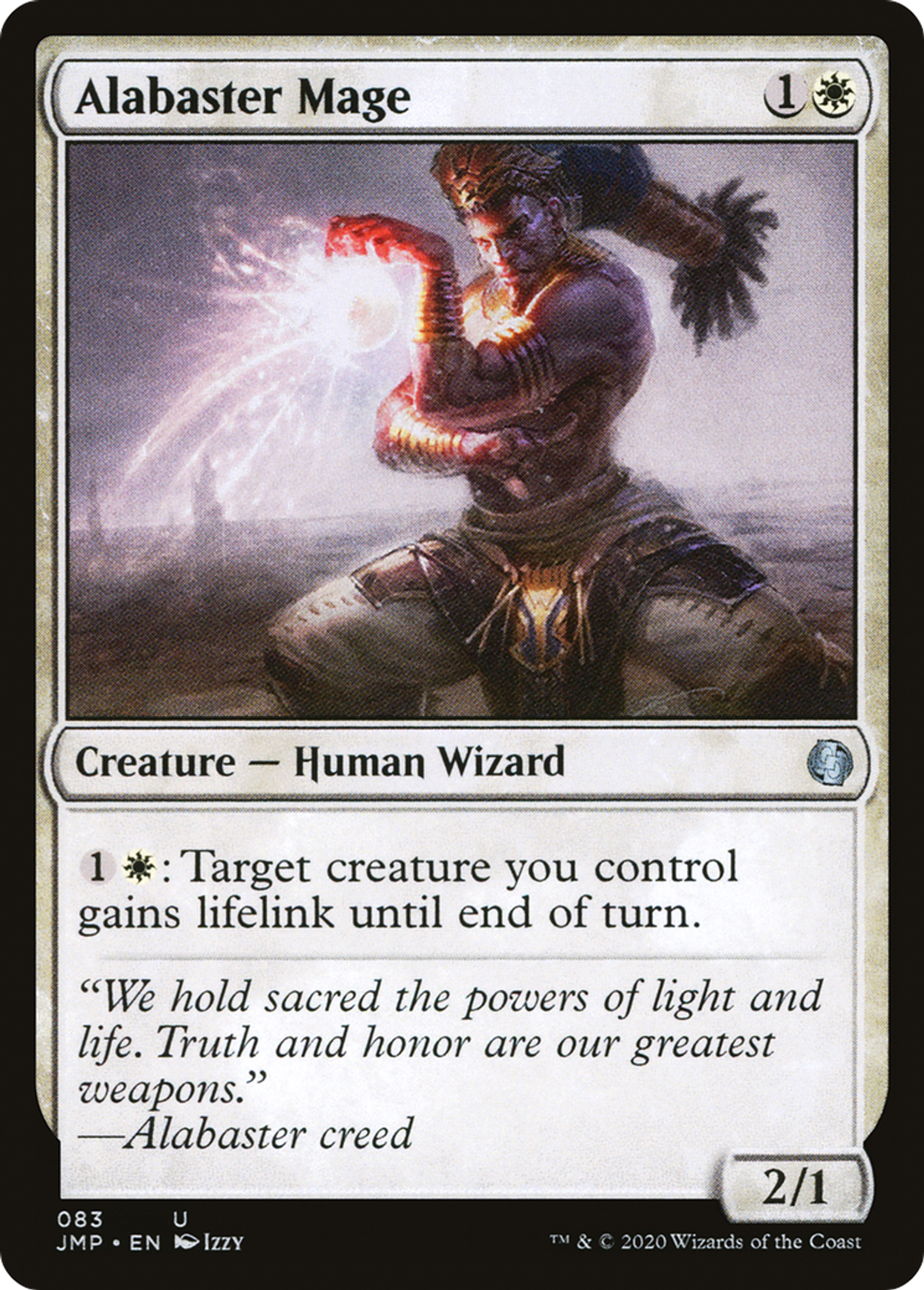Alabaster Mage — Jumpstart — Magic: The Gathering