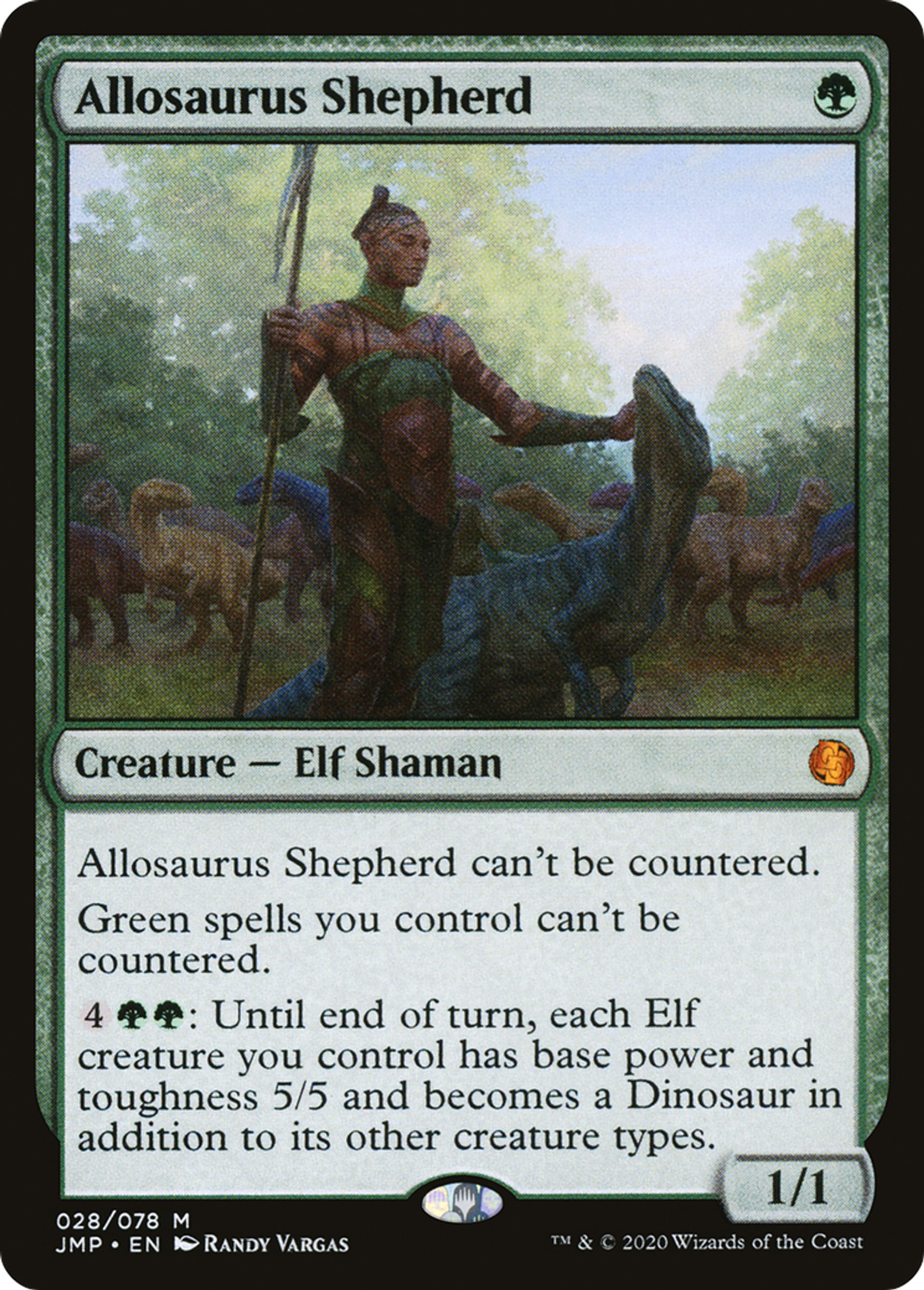 Allosaurus Shepherd — Jumpstart — Magic: The Gathering
