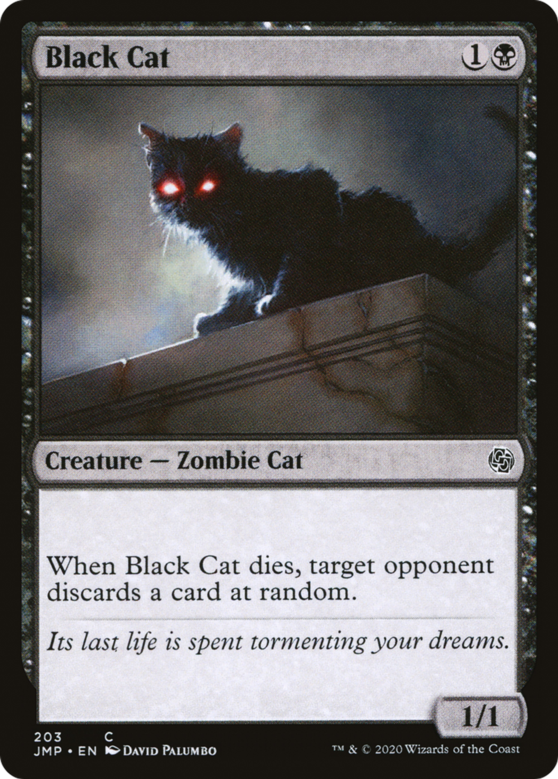 Black Cat — Jumpstart — Magic: The Gathering