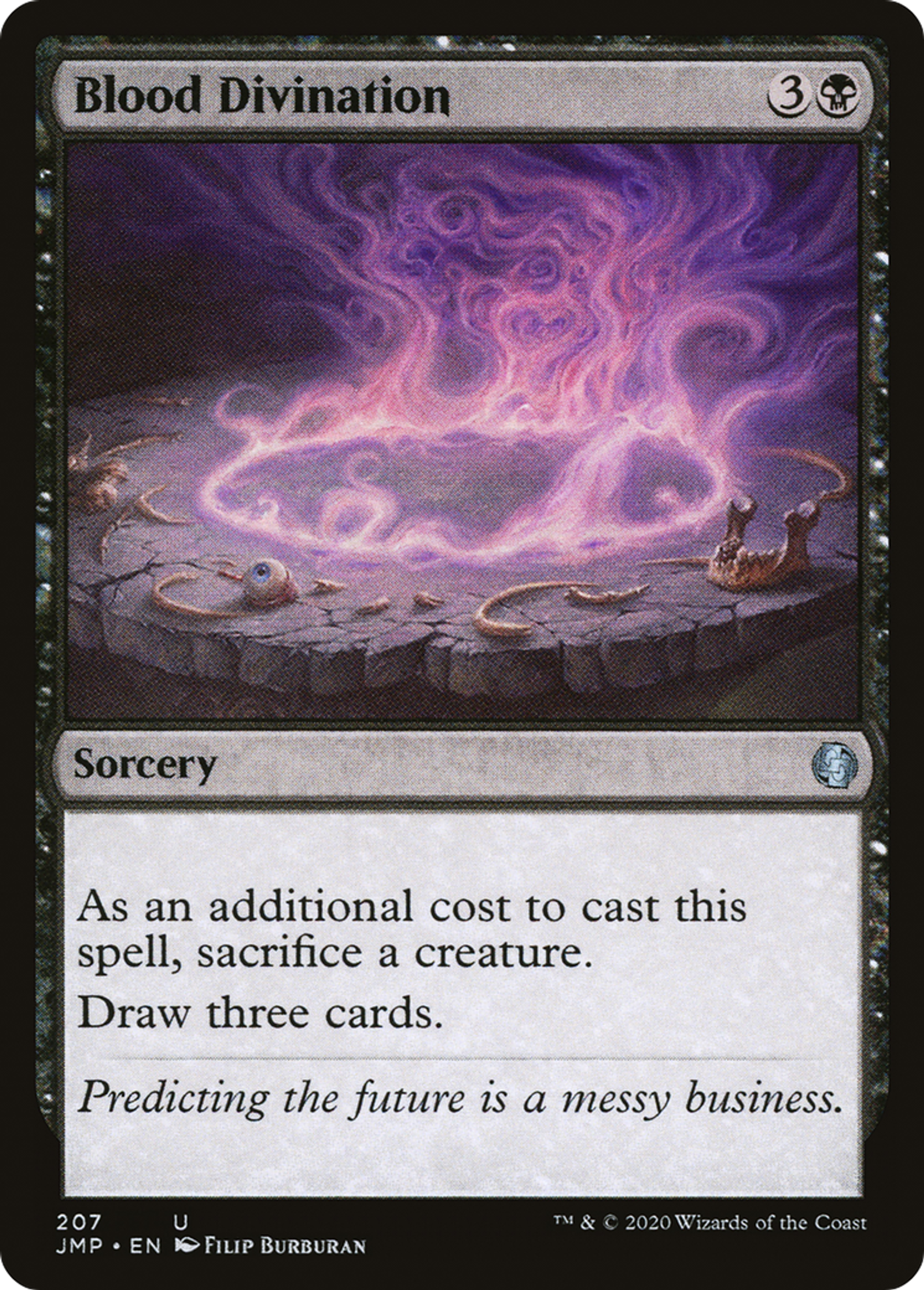 Blood Divination — Jumpstart — Magic: The Gathering