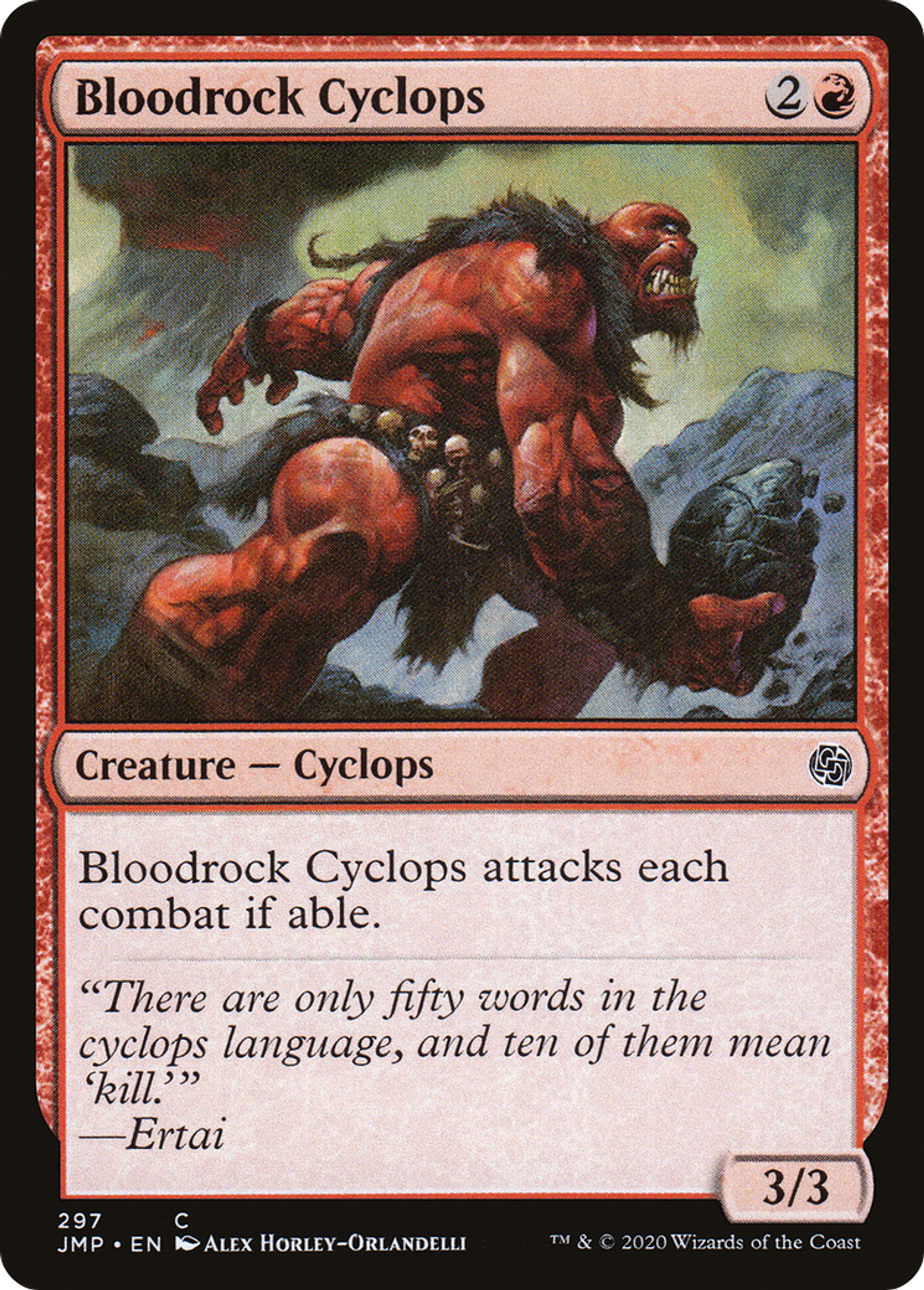 Bloodrock Cyclops — Jumpstart — Magic: The Gathering