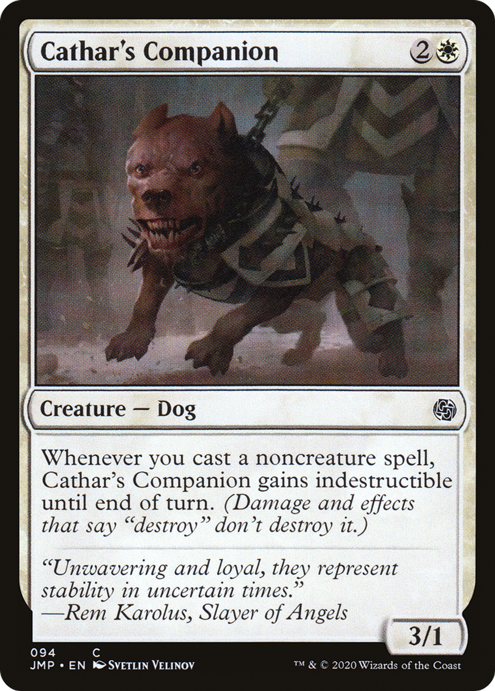 Cathar's Companion — Jumpstart — Magic: The Gathering