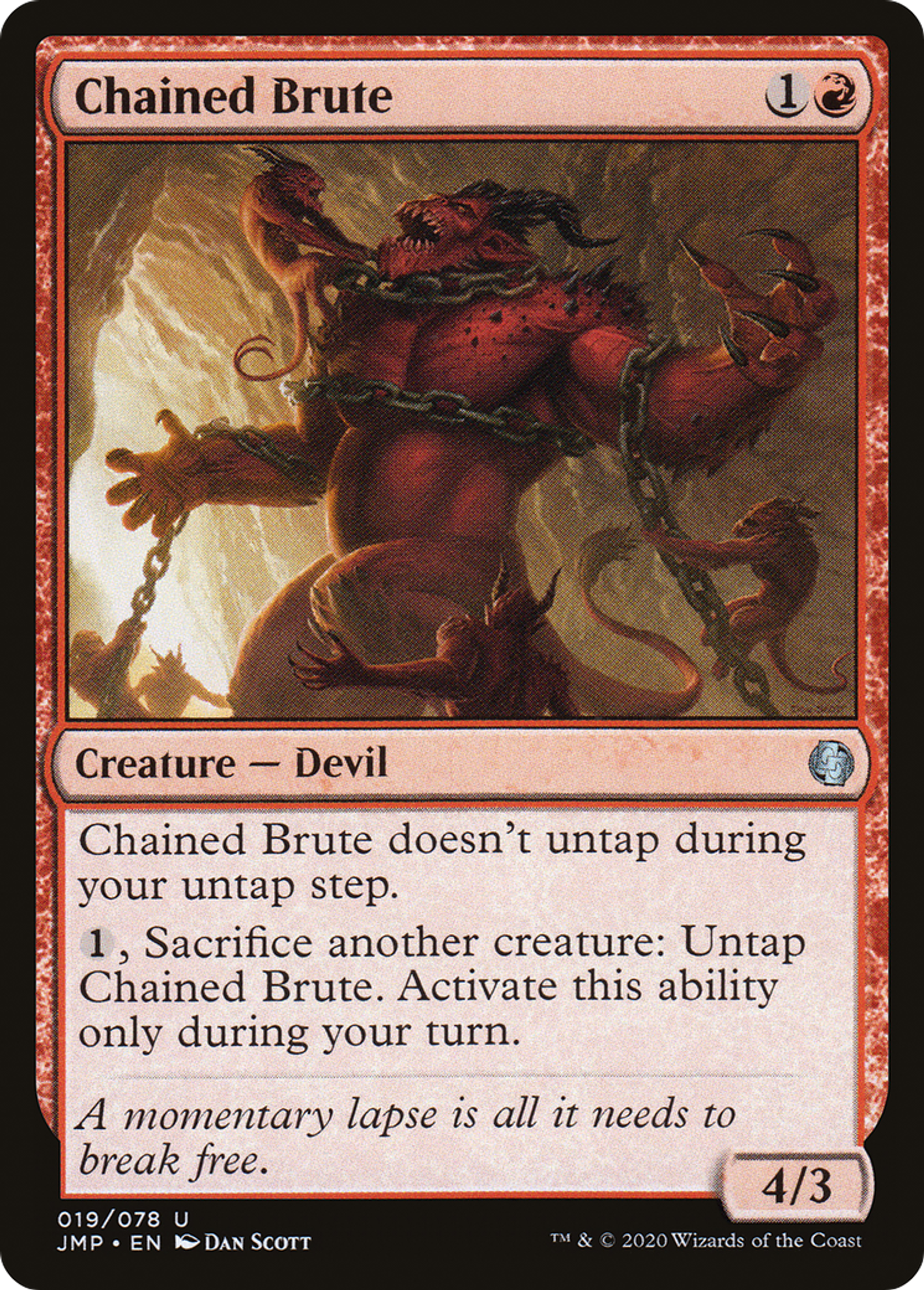 Chained Brute — Jumpstart — Magic: The Gathering