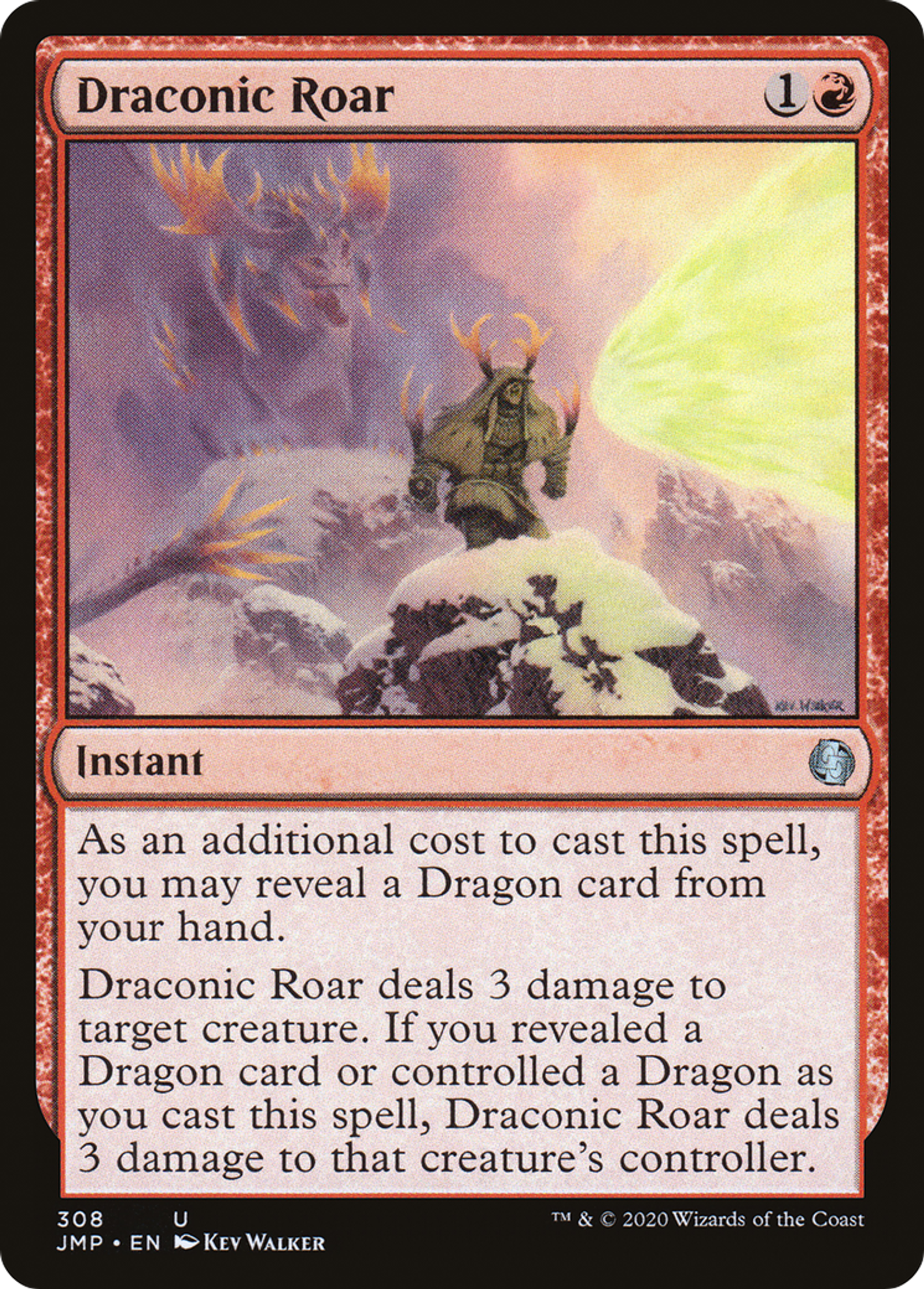 Draconic Roar — Jumpstart — Magic: The Gathering
