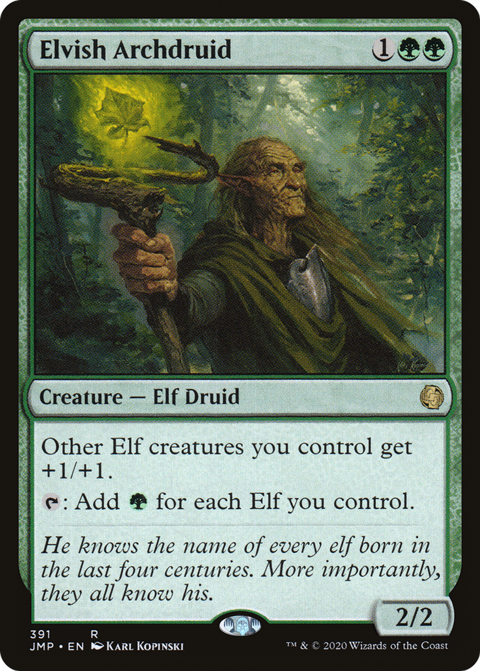 Archidruide elfe — Jumpstart — Magic: The Gathering