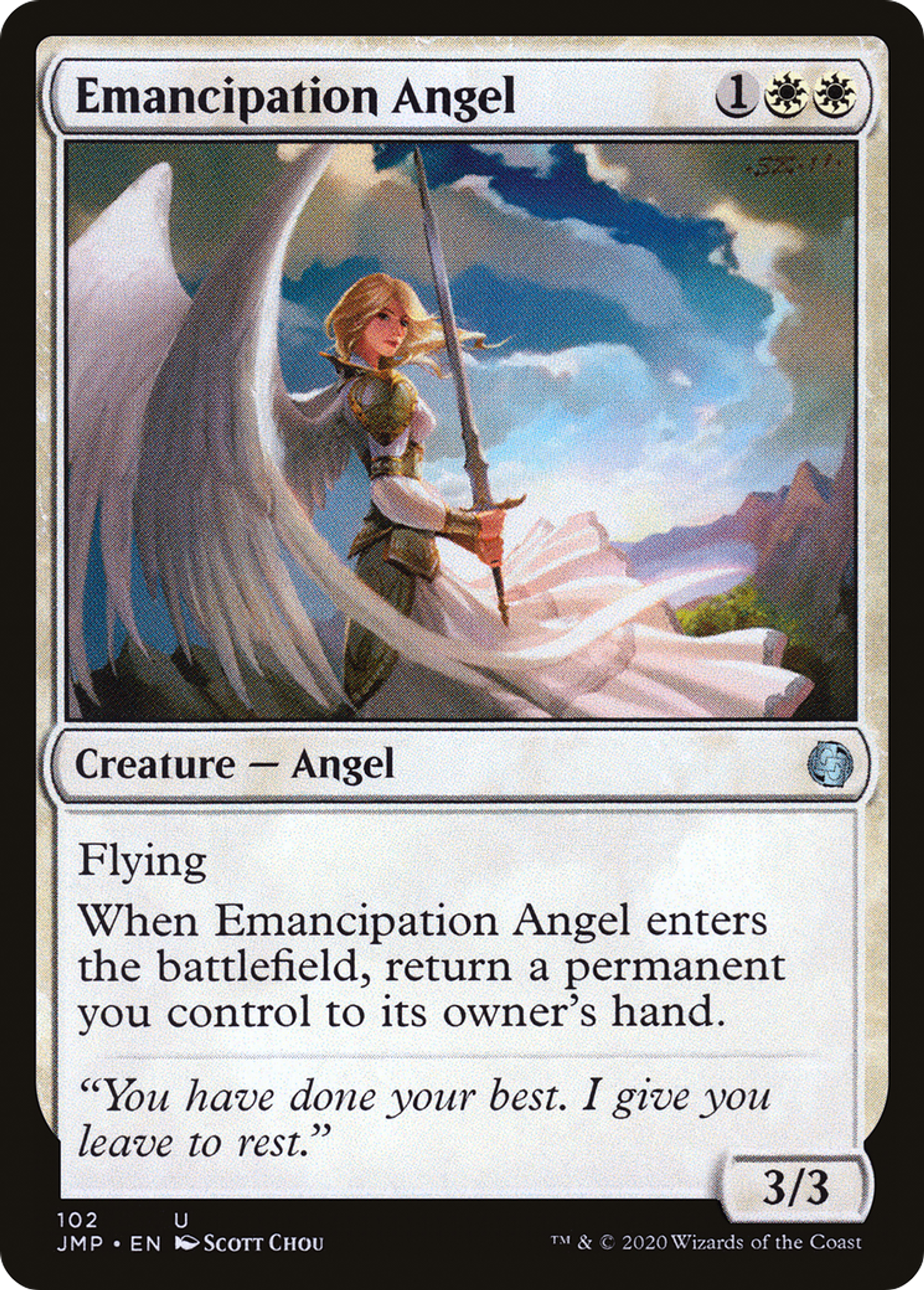 Emancipation Angel — Jumpstart — Magic: The Gathering