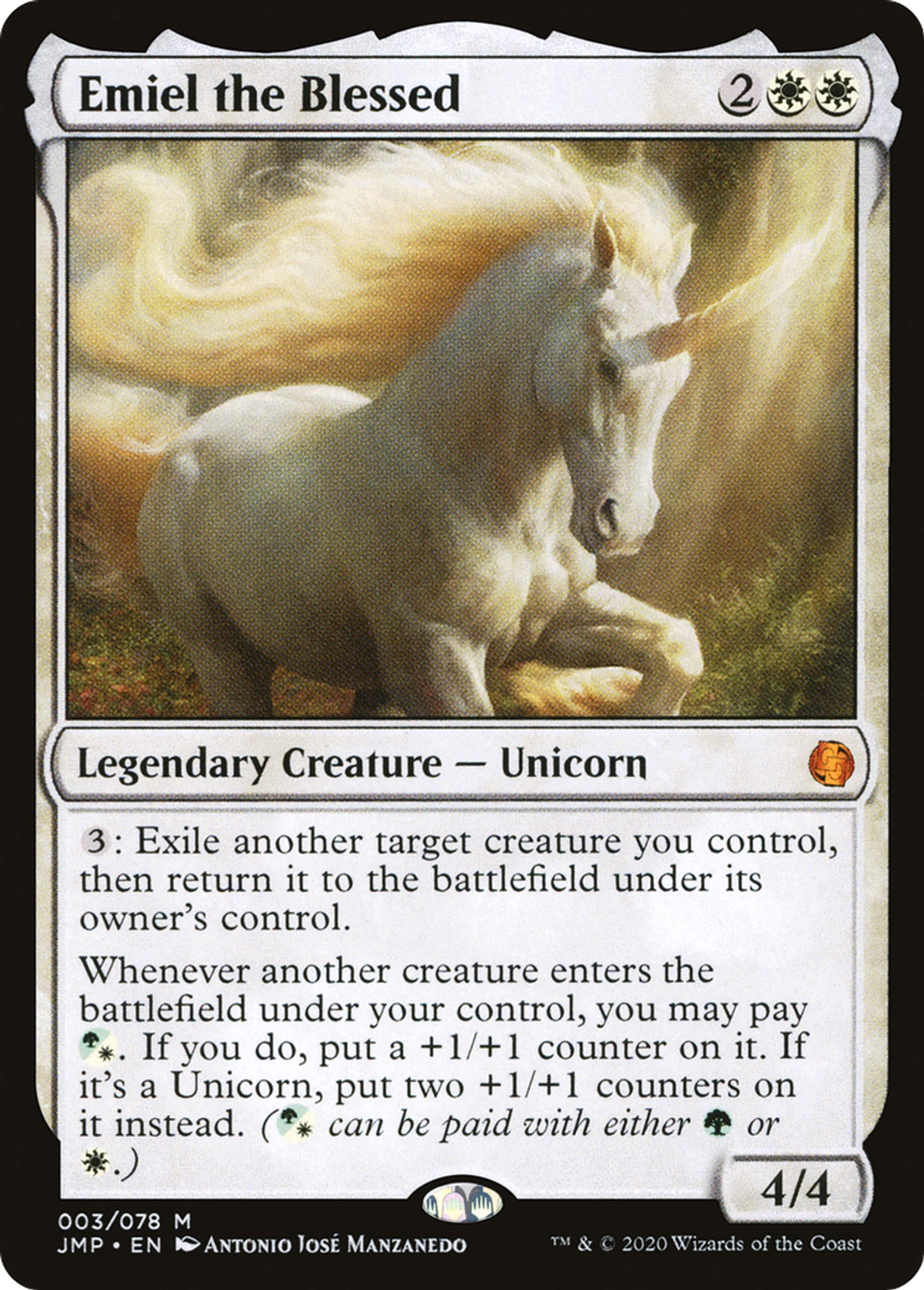 Emiel la bénie — Jumpstart — Magic: The Gathering