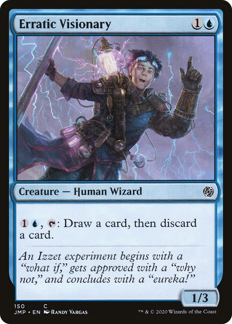 Erratic Visionary — Jumpstart — Magic: The Gathering