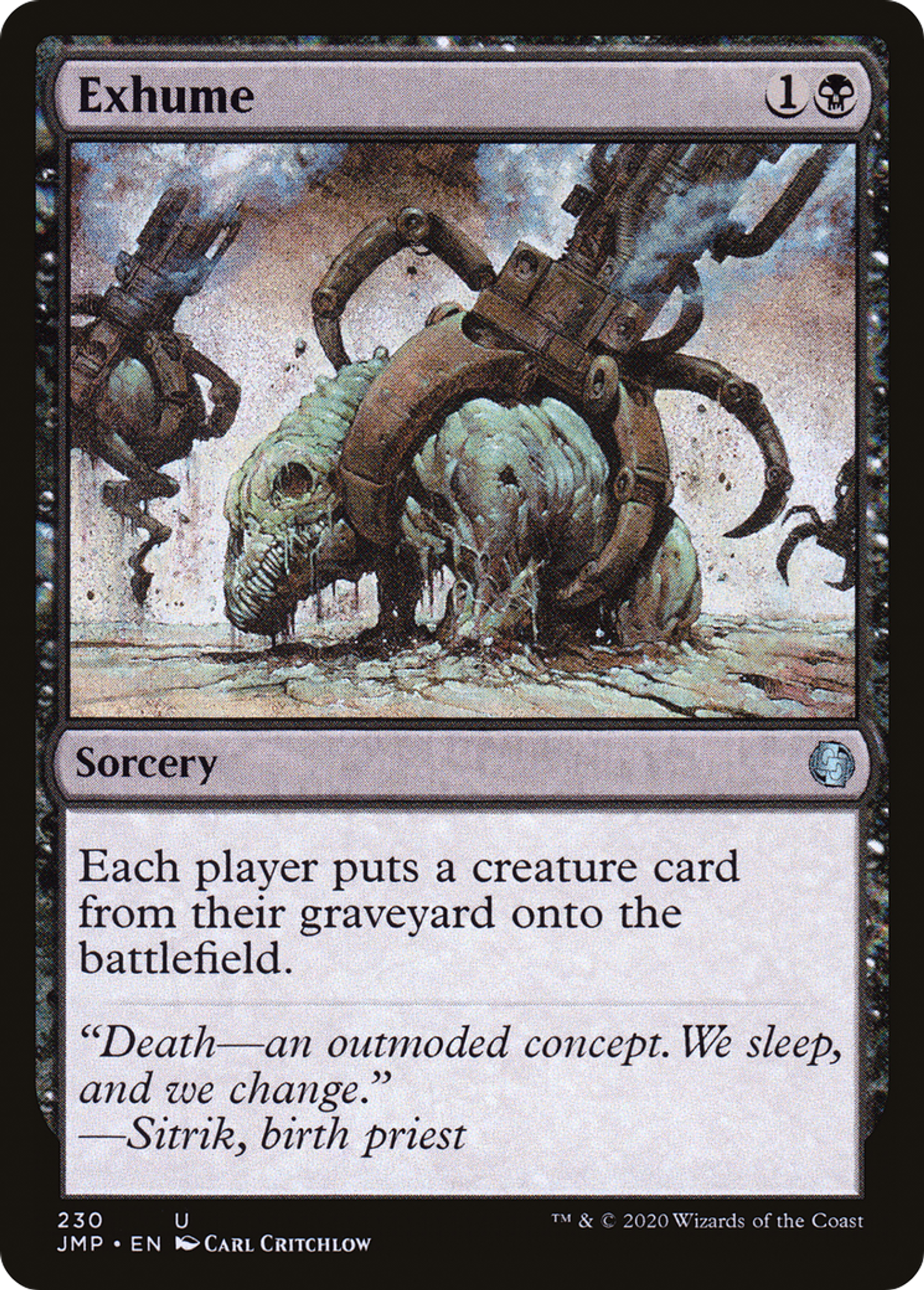 Exhume — Jumpstart — Magic: The Gathering