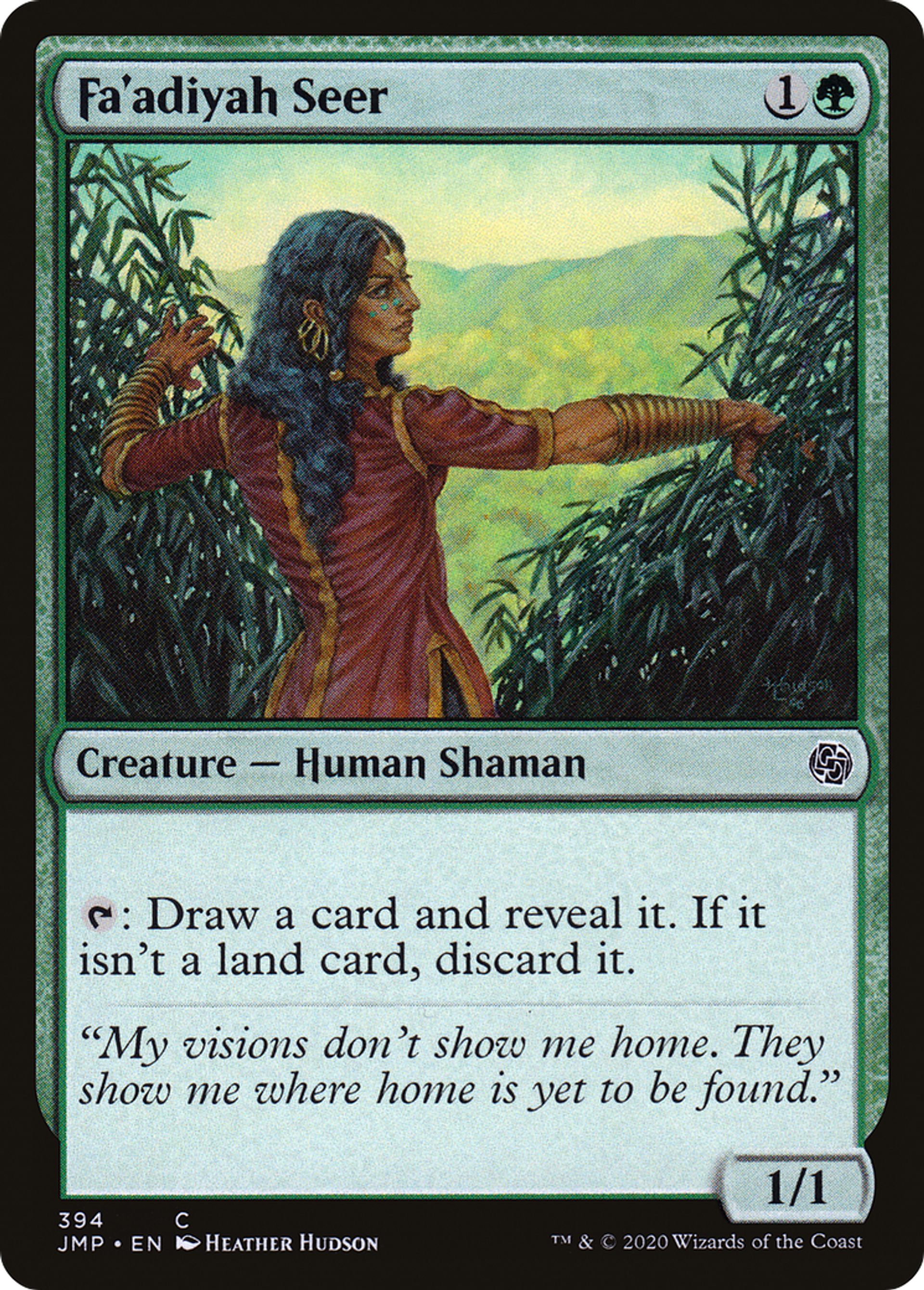 Voyante de Fa'adiyah — Jumpstart — Magic: The Gathering