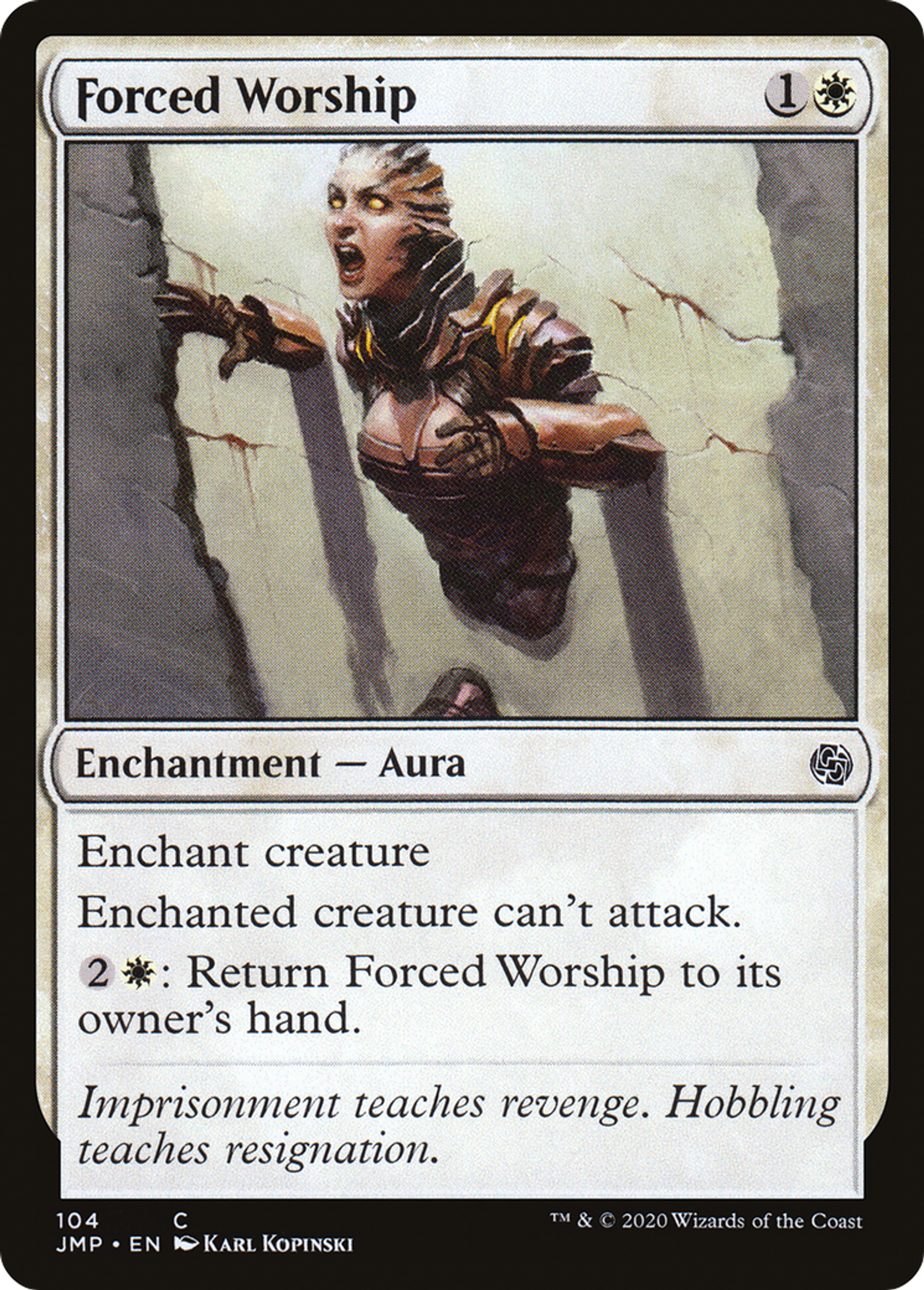 Forced Worship — Jumpstart — Magic: The Gathering