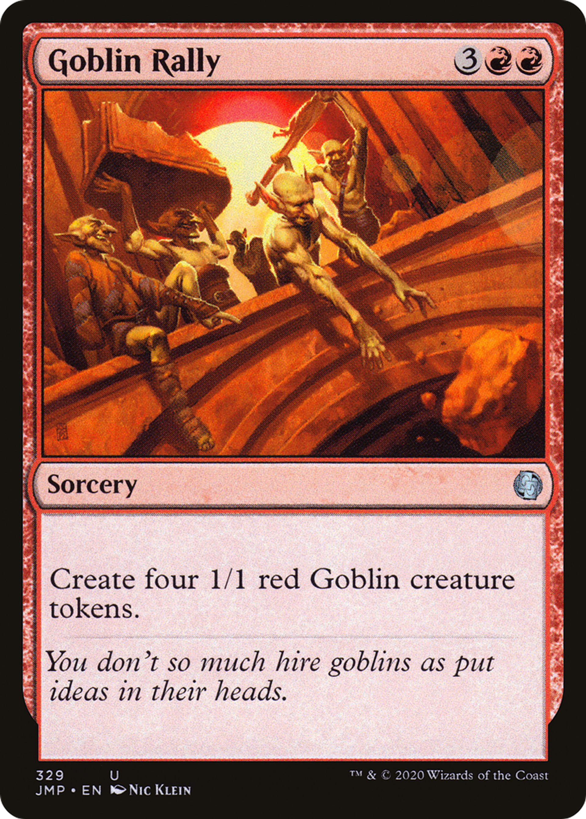 Goblin Rally — Jumpstart — Magic: The Gathering